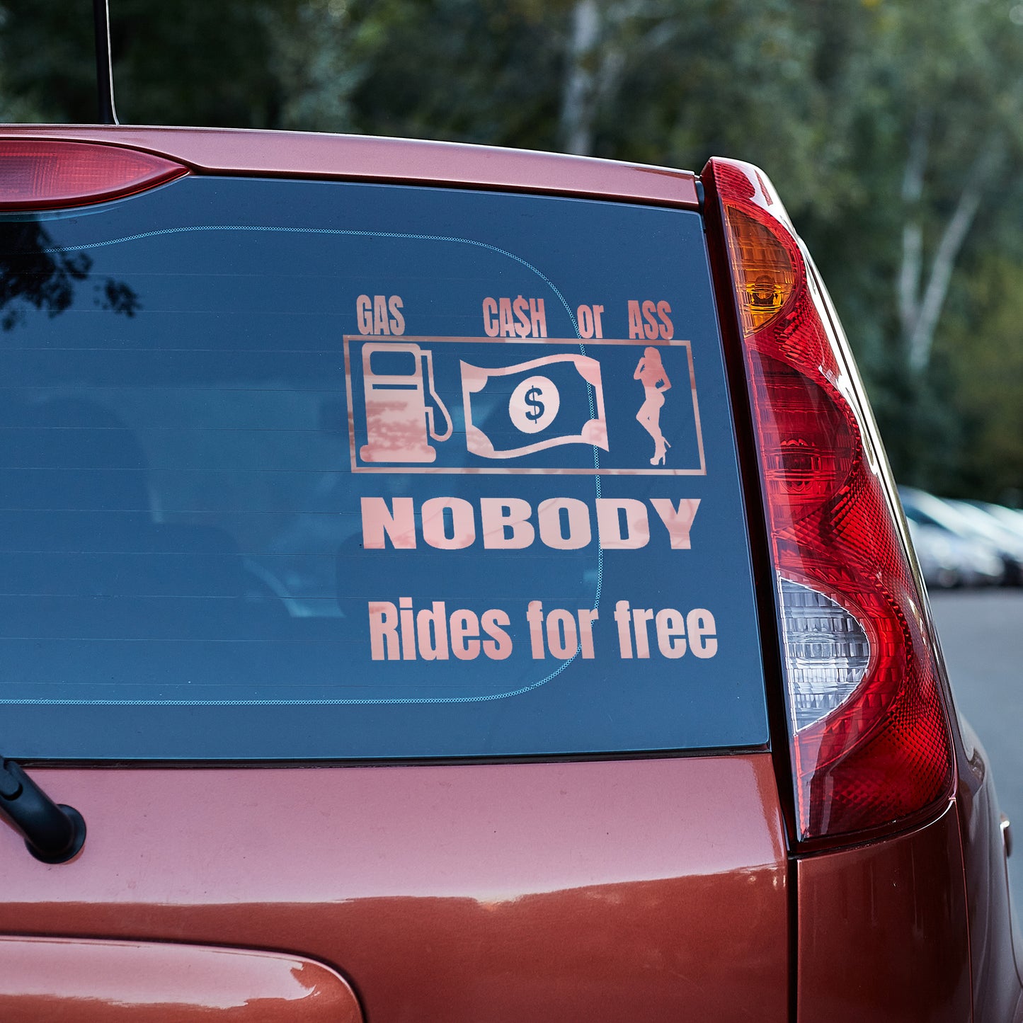 Gas Cash or Ass, nobody rides for free vinyl decal All decal stickers Decals for cars Decals for Trucks decals for tumblers FB minivan sticker SUV decals truck decals window decal car Window decals window decor