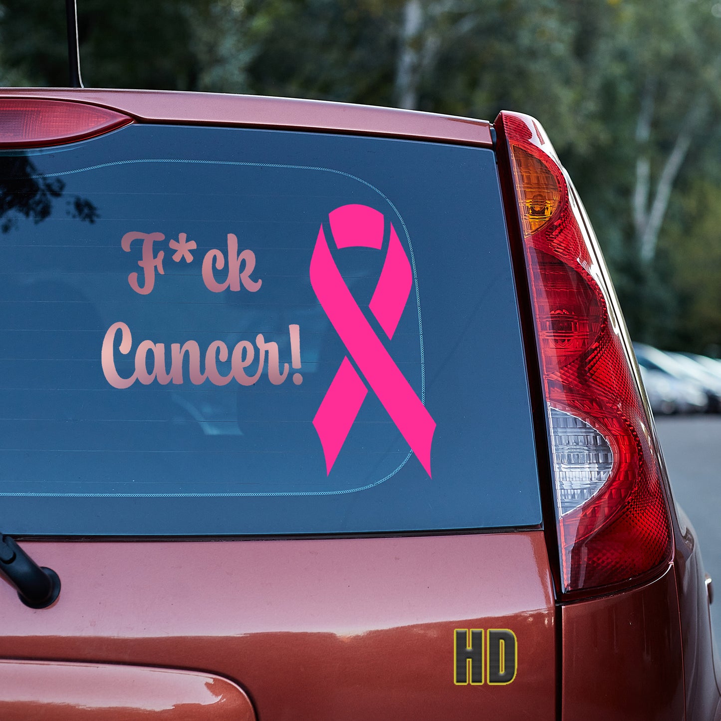 F*ck Cancer! Vinyl decal All Cancer decal stickers Decals for cars Decals for Trucks decals for tumblers disease FB minivan sticker SUV decals truck decals window decal car Window decals window decor