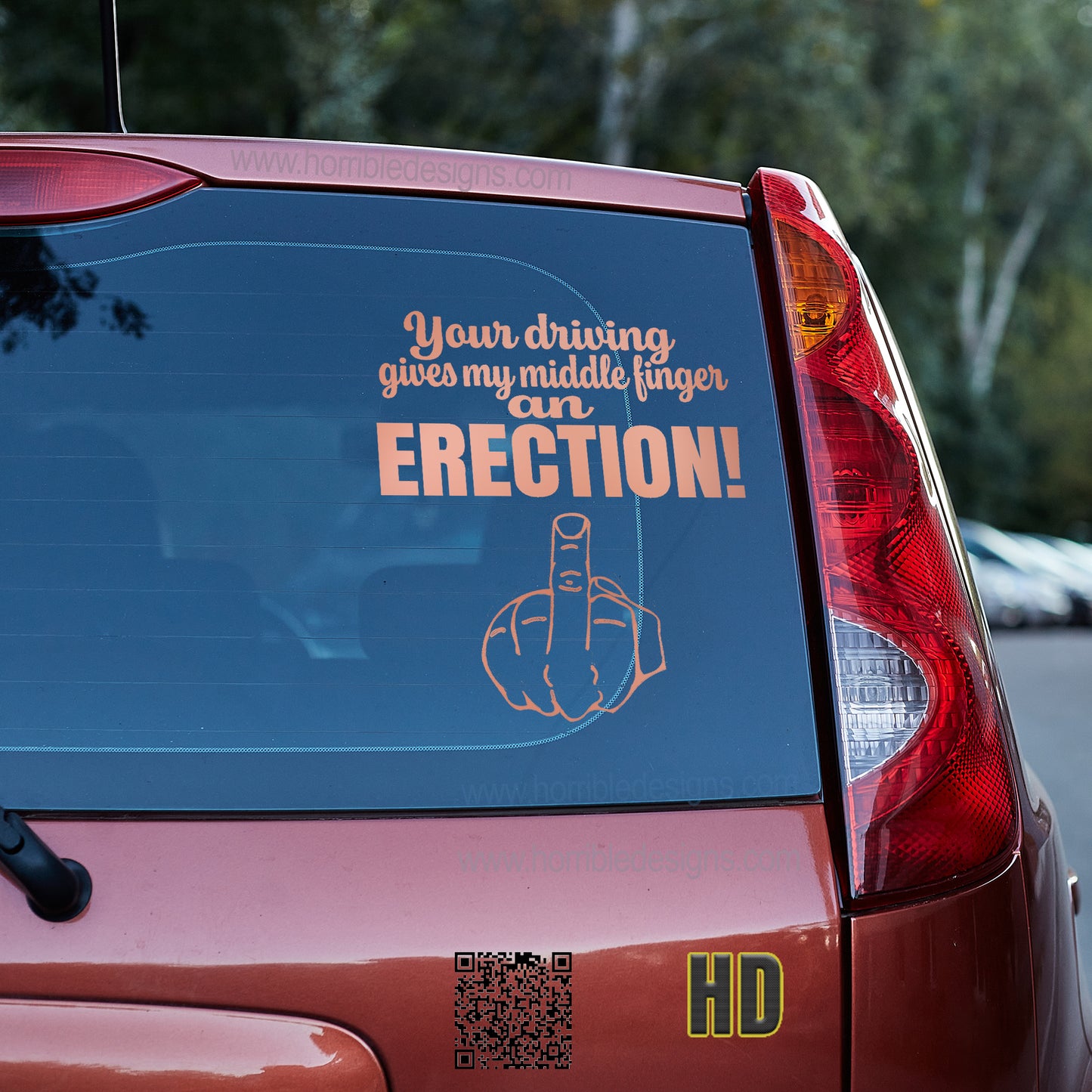 Your driving gives my middle finger an erection 4 Vinyl decal All boner decal stickers Decals for cars Decals for Trucks FB minivan sticker Skeleton skelleton SUV decals truck decals window decal car Window decals window decor