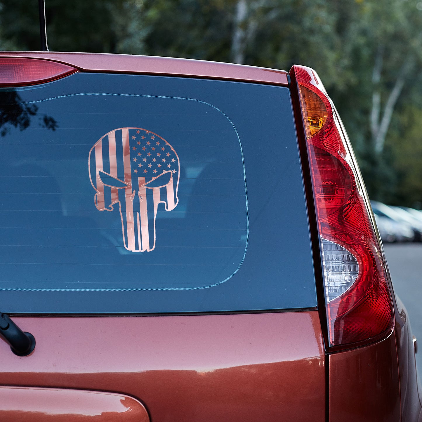 US Flag Skull - Vinyl decal