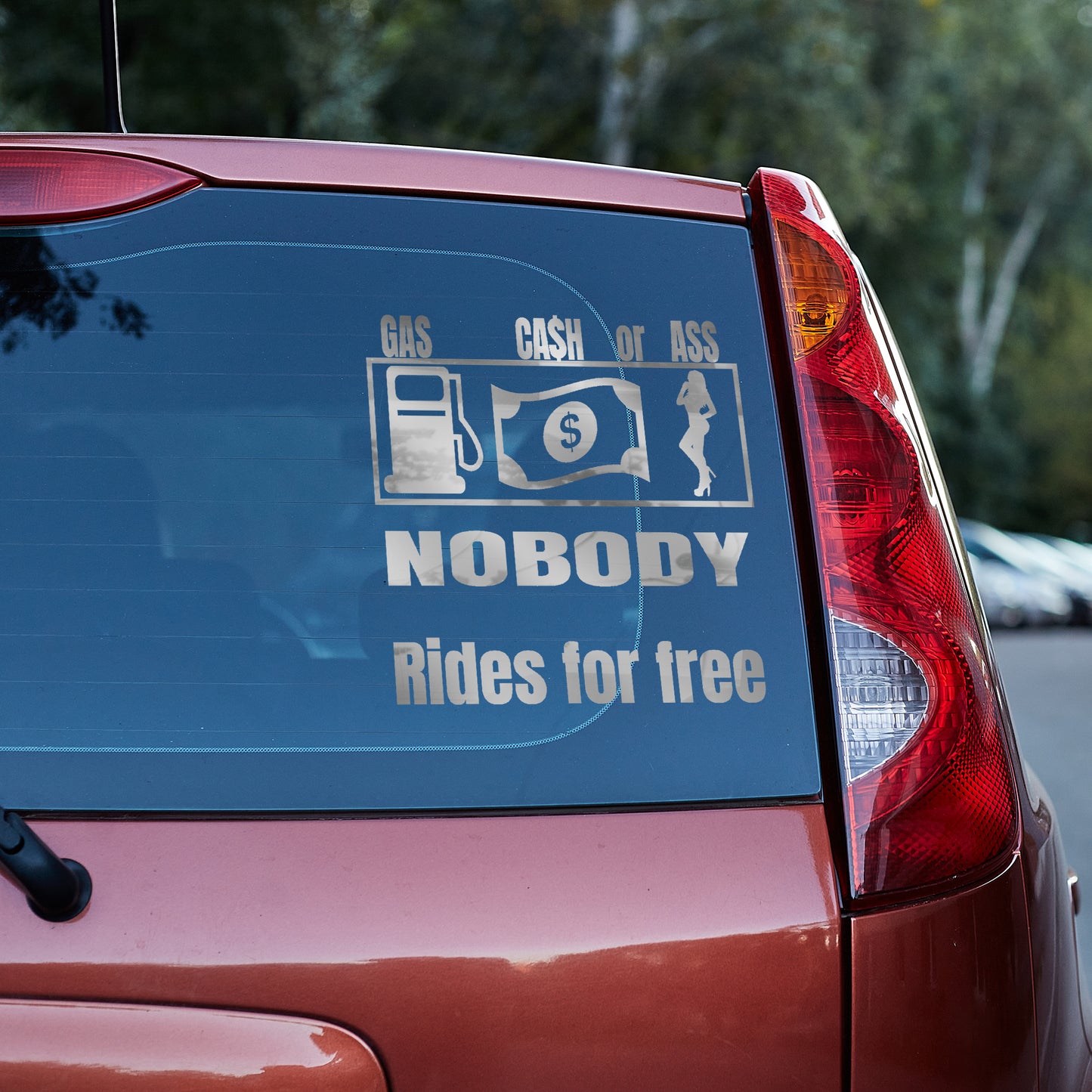 Gas Cash or Ass, nobody rides for free vinyl decal All decal stickers Decals for cars Decals for Trucks decals for tumblers FB minivan sticker SUV decals truck decals window decal car Window decals window decor