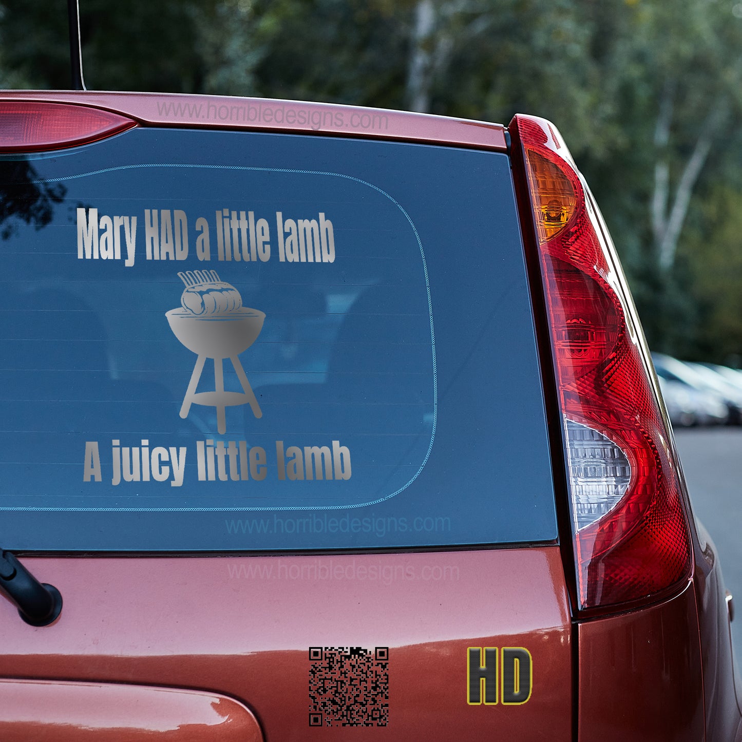 Mary HAD a little lamb, a juicy little lamb Vinyl decal carnivore decal stickers Decals for cars Decals for Trucks decals for tumblers keto meat meat diet minivan sticker SUV decals truck decals window decal car Window decals window decor