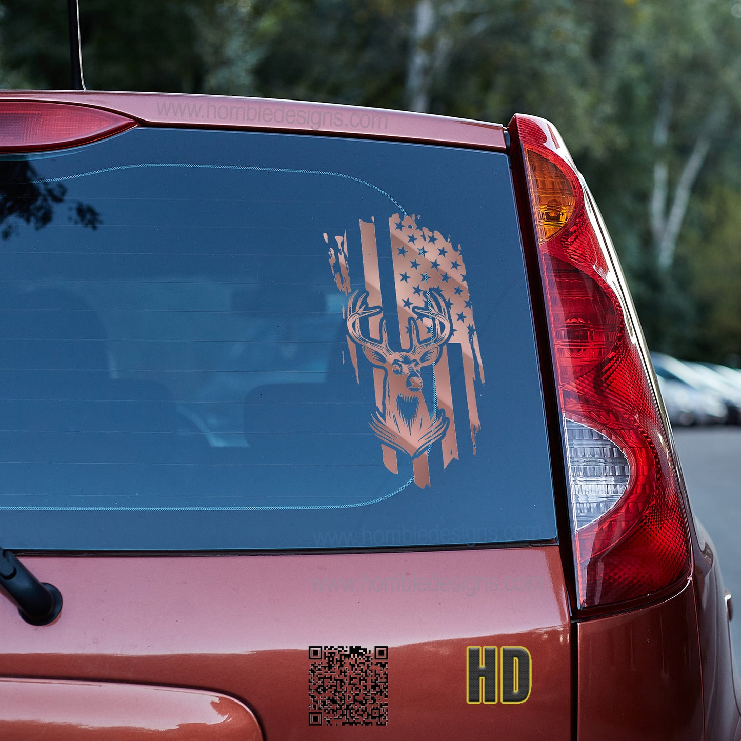 American Deer - Vinyl decal All boss gift car decor dads day gift FB gift for dad gift for grandpa gift for her gift for him gift for husband gift for mom gift for sister gift for wife moms gift Unique gift Vinyl Vinyl decals vinyl sticker Vinyl stickers window decal window sticker