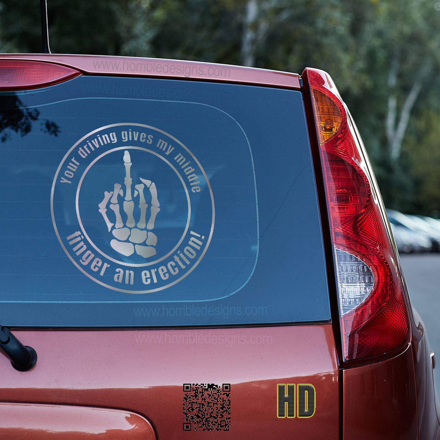Your driving gives my middle finger an erection Vinyl decal All boner decal stickers Decals for cars Decals for Trucks FB minivan sticker Skeleton skelleton SUV decals truck decals window decal car Window decals window decor