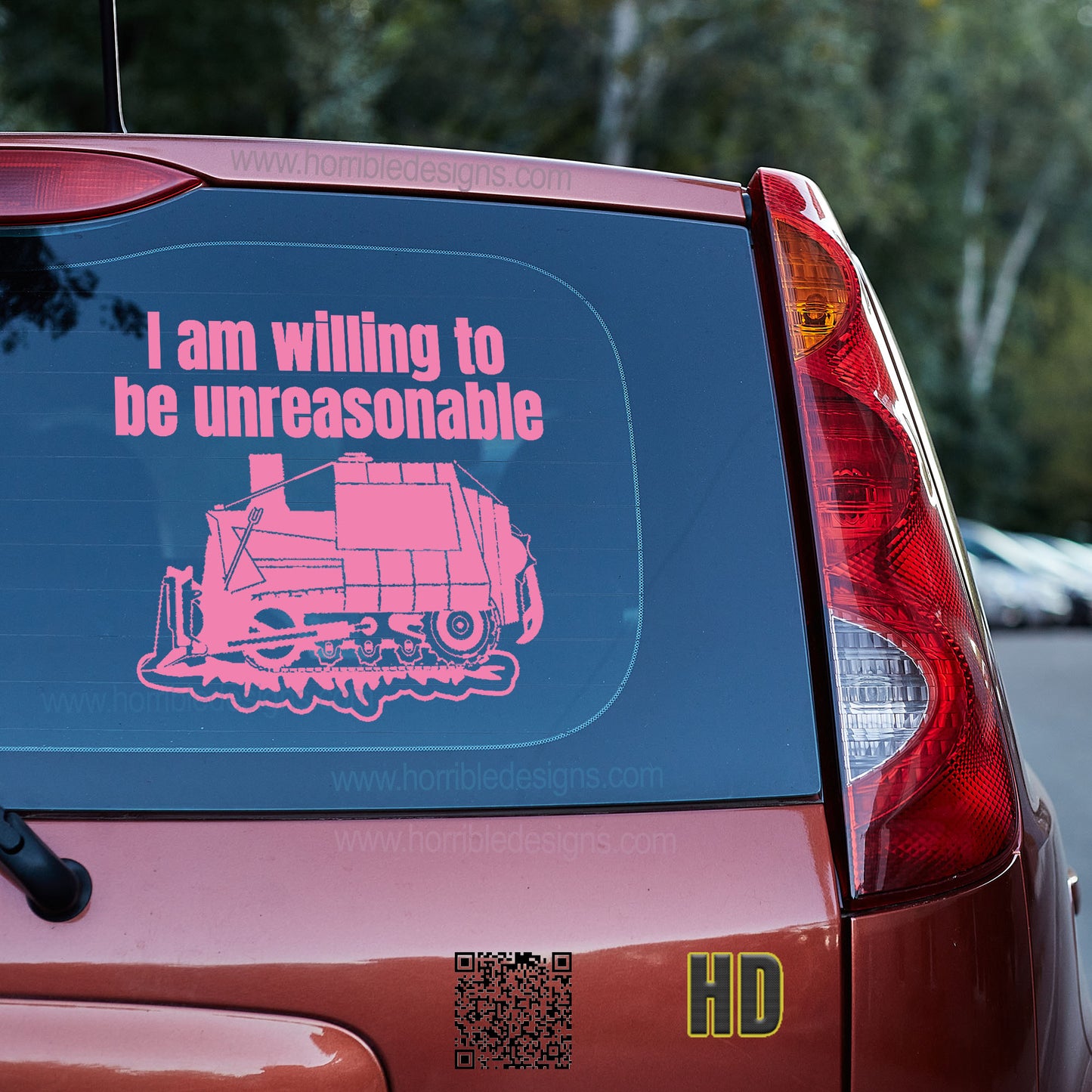 I am willing to be unreasonable Vinyl decal boss gift car decor dads day gift gift for dad gift for grandpa gift for her gift for him gift for husband gift for mom gift for sister gift for wife kill dozer killdozer moms gift Unique gift Vinyl Vinyl decals vinyl sticker Vinyl stickers window decal window sticker