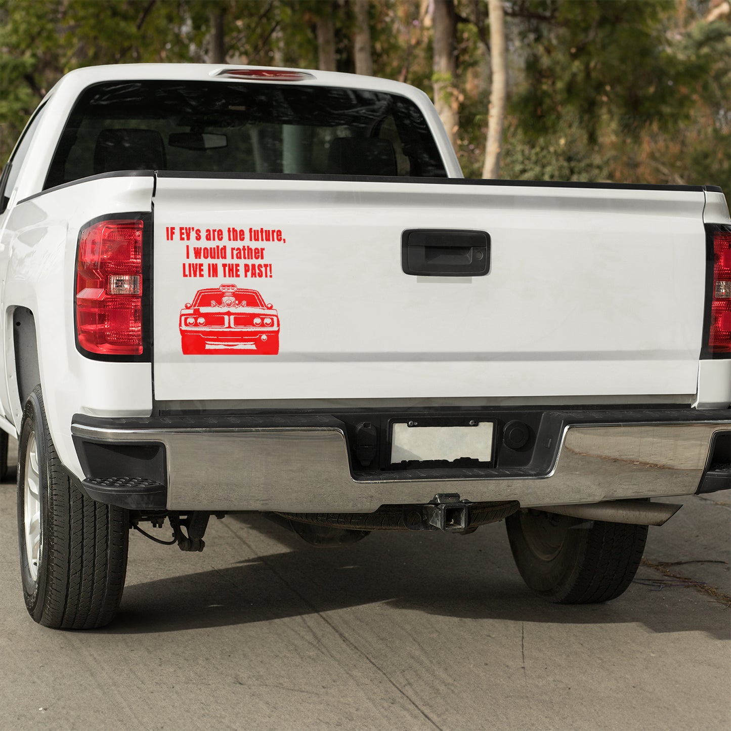 If EV's are the future, I would rather live in the past vinyl decal All decal stickers Decals for cars Decals for Trucks decals for tumblers FB minivan sticker Muscle Car SUV decals truck decals window decal car Window decals window decor