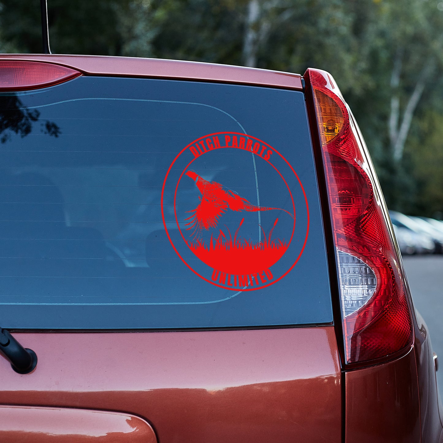 Ditch Parrots Unlimited Vinyl decal All decal stickers Decals for cars Decals for Trucks decals for tumblers deer decals for trucks deer hunter FB hunting hunting decal minivan sticker SUV decals truck decals window decal car Window decals window decor