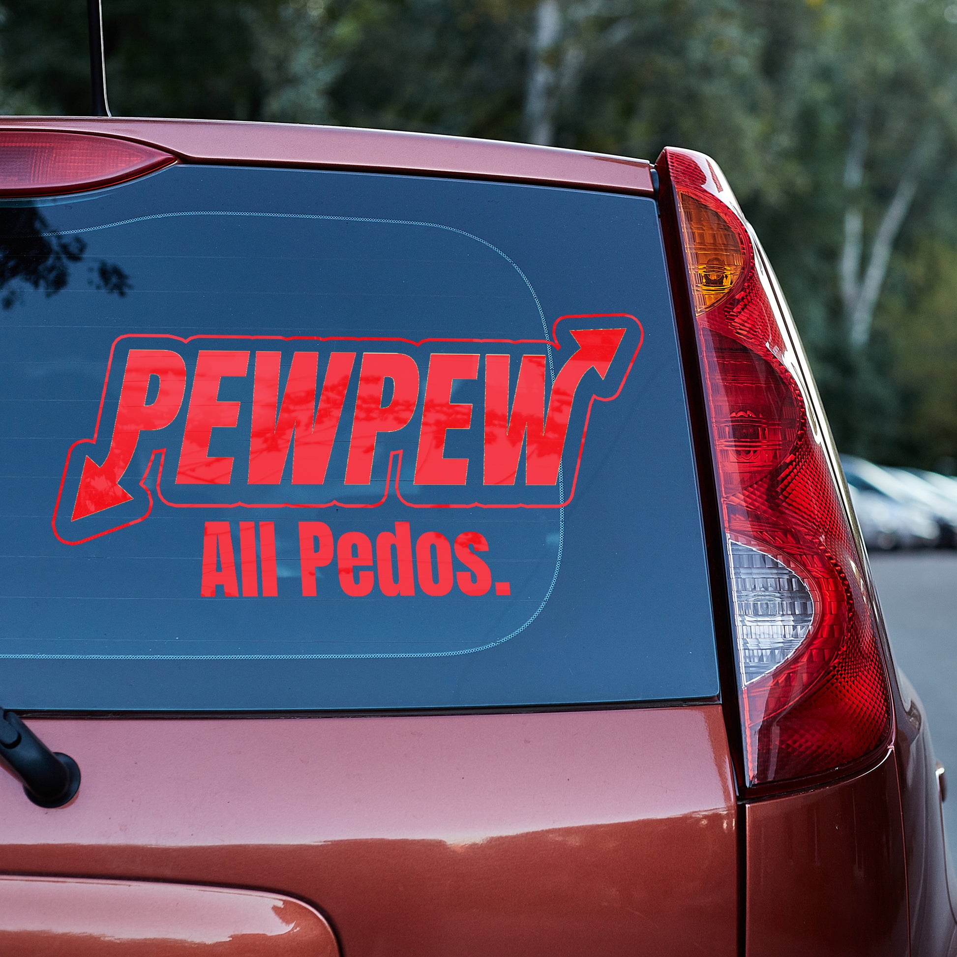 Pew Pew ALL Pedos vinyl decal car decal decal for cars decal for trucks Decals for cars Decals for Trucks decals for tumblers decals for vehicles door decal funny decals p diddy Window decals