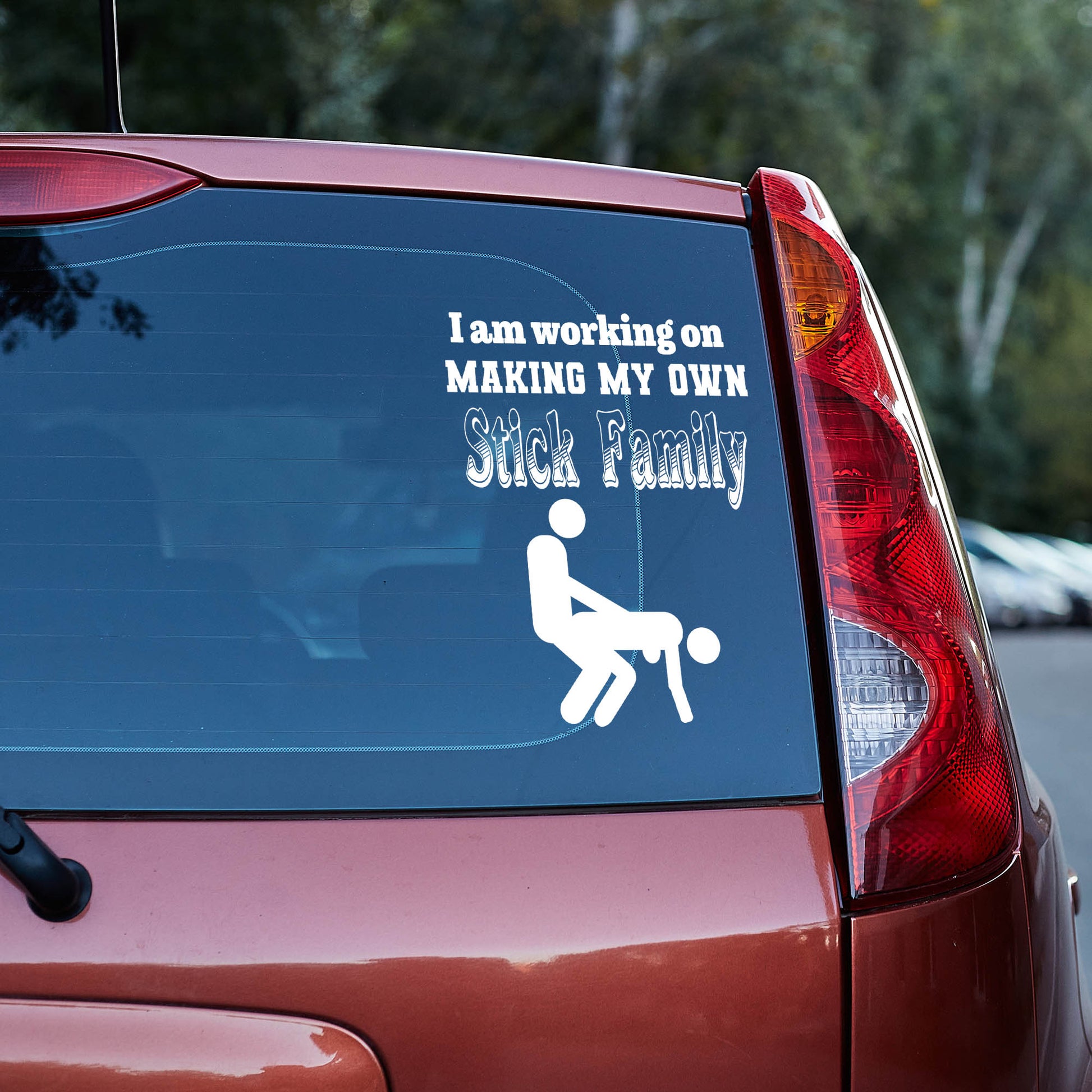 I am working on making my own stick family Vinyl Decal boss gift car decor dads day gift gift for dad gift for grandpa gift for her gift for him gift for husband gift for mom gift for sister gift for wife moms gift Unique gift Vinyl Vinyl decals vinyl sticker Vinyl stickers window decal window sticker
