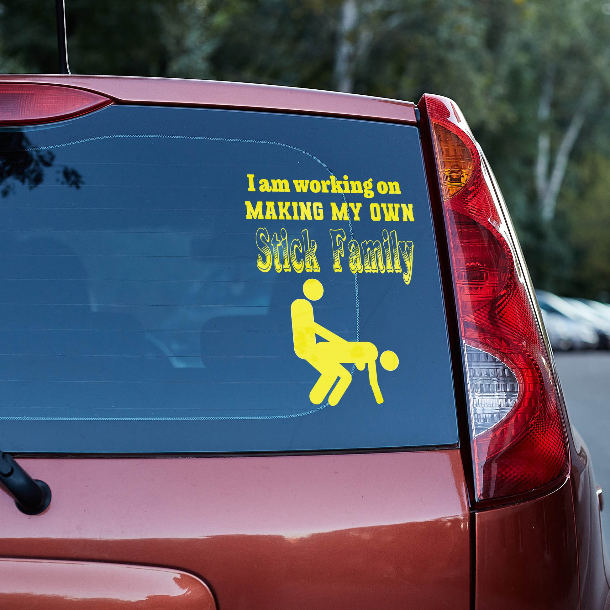 I am working on making my own stick family Vinyl Decal boss gift car decor dads day gift gift for dad gift for grandpa gift for her gift for him gift for husband gift for mom gift for sister gift for wife moms gift Unique gift Vinyl Vinyl decals vinyl sticker Vinyl stickers window decal window sticker