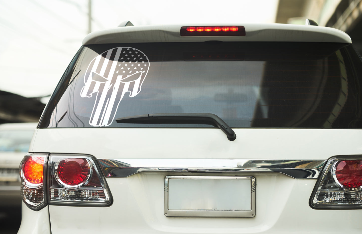 US Flag Skull - Vinyl sticker