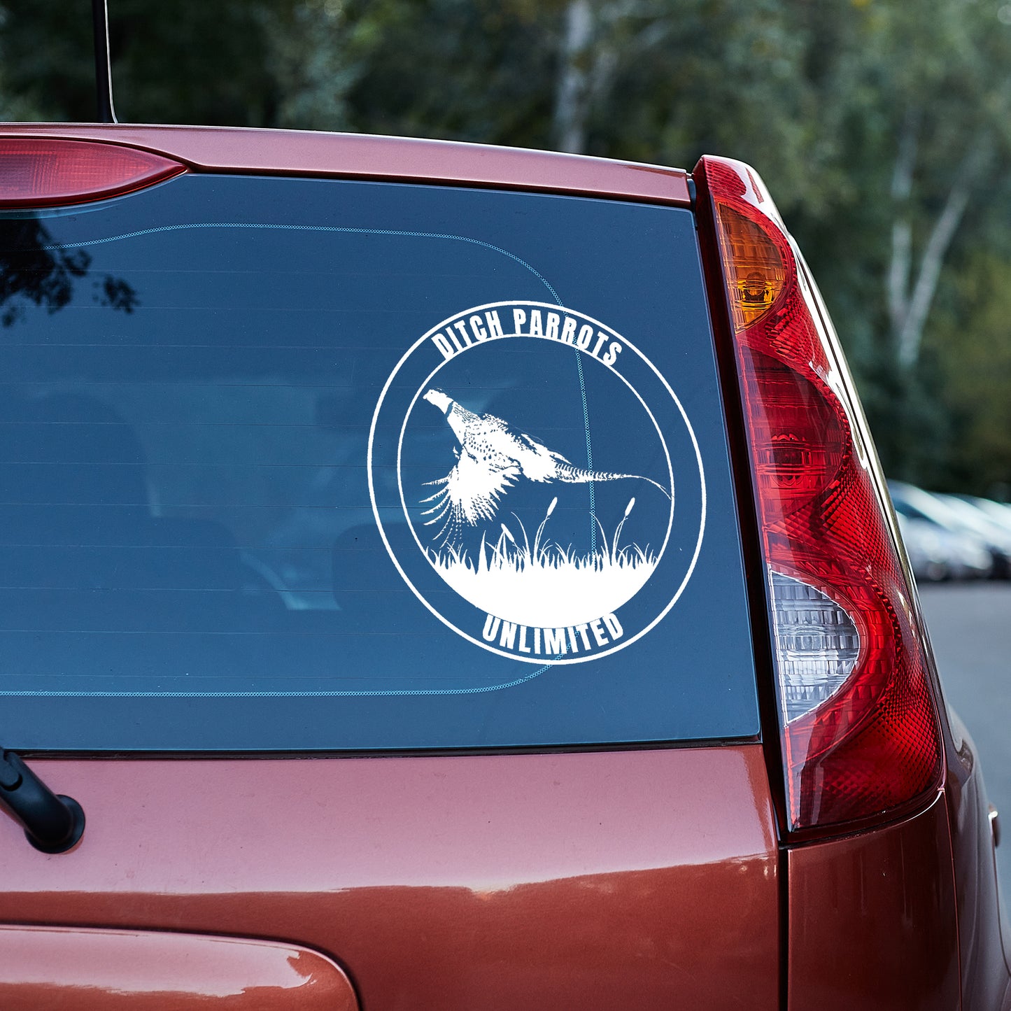 Ditch Parrots Unlimited Vinyl decal All decal stickers Decals for cars Decals for Trucks decals for tumblers deer decals for trucks deer hunter FB hunting hunting decal minivan sticker SUV decals truck decals window decal car Window decals window decor