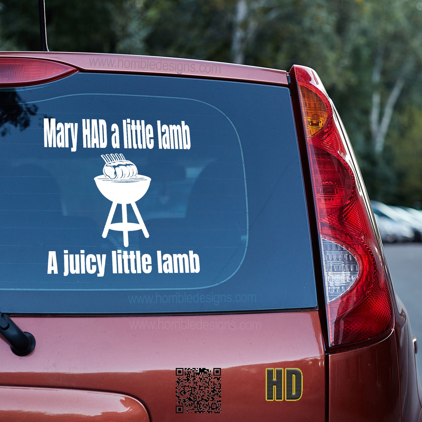 Mary HAD a little lamb, a juicy little lamb Vinyl decal carnivore decal stickers Decals for cars Decals for Trucks decals for tumblers keto meat meat diet minivan sticker SUV decals truck decals window decal car Window decals window decor