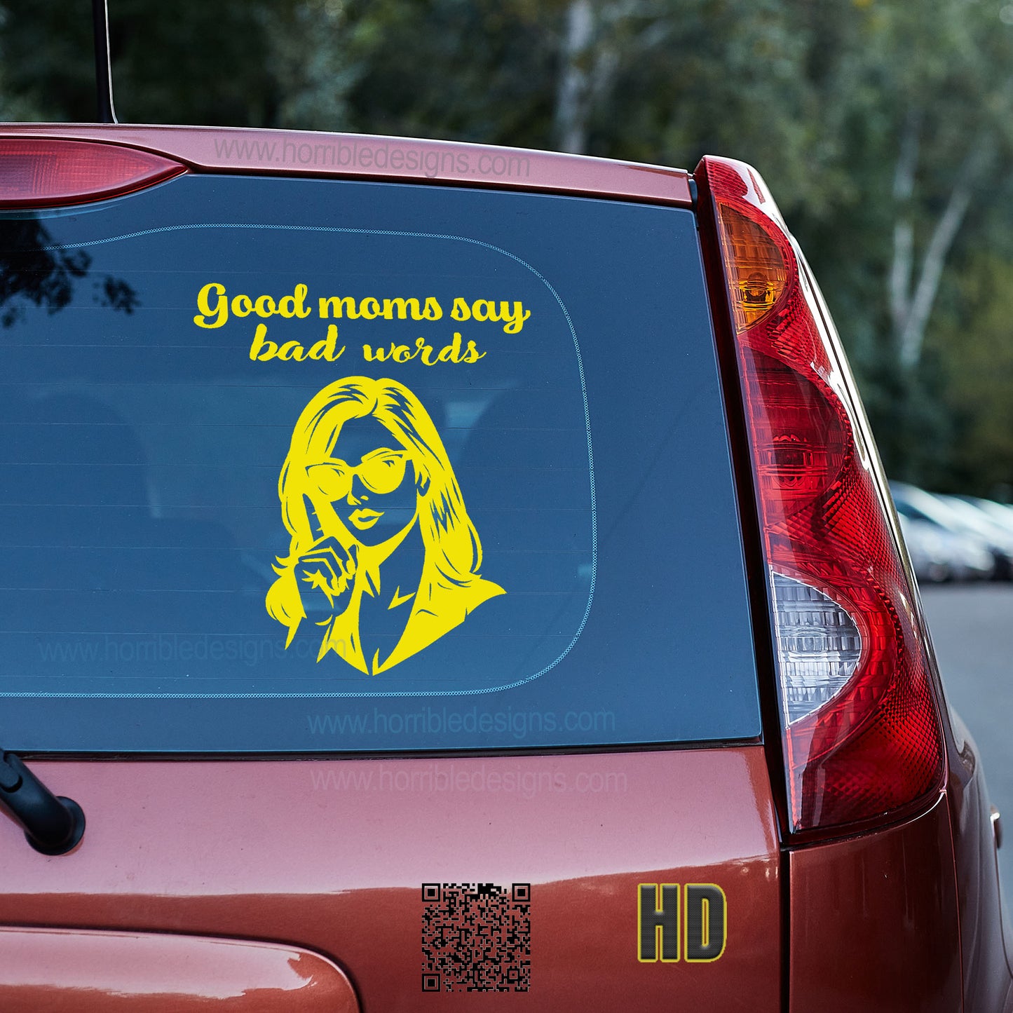 Good moms say bad words Vinyl decal