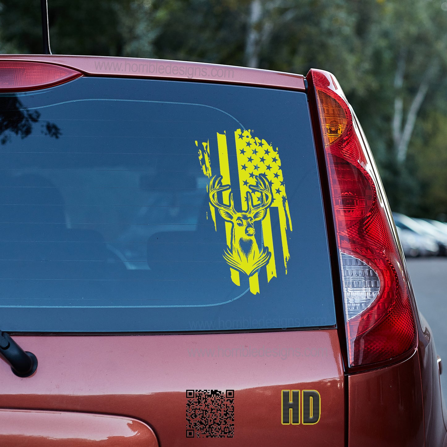 American Deer - Vinyl decal All boss gift car decor dads day gift FB gift for dad gift for grandpa gift for her gift for him gift for husband gift for mom gift for sister gift for wife moms gift Unique gift Vinyl Vinyl decals vinyl sticker Vinyl stickers window decal window sticker