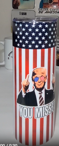 You missed tumbler - sold as is