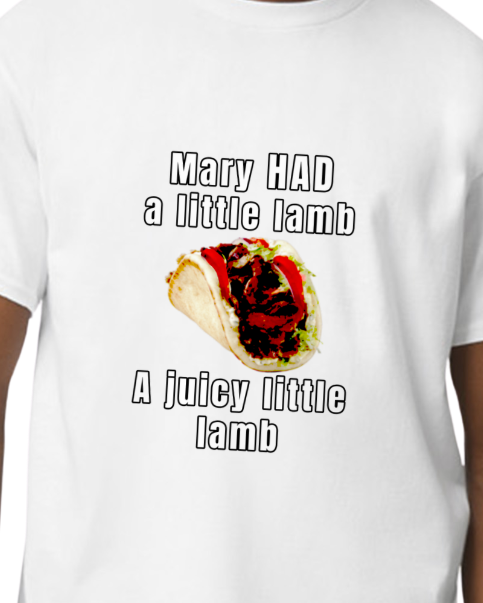 Mary HAD a little lamb, a juicy little lamb unisex T-Shirt All Christmas gift dads day gift FB gift for dad gift for grandpa gift for her gift for him gift for mom gift for sister gift for wife Gyro Lincoln Continental moms gift Panther Unique gift