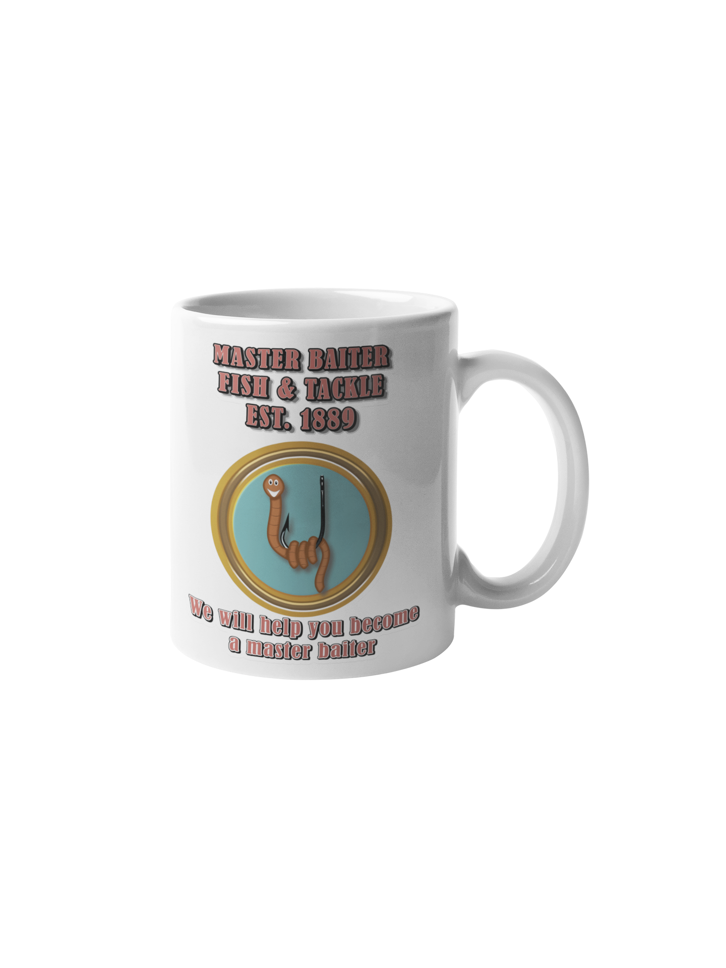 Master Baiter fishing and tackle - White glossy mug adult mug birthday gift boyfriend gift Christmas gift co-worker gift coffee mug computer mug coworker gift dads day gift dishwasher safe mug fiance gift funny coffee mug funny mug gift for boyfriend gift for dad gift for grandpa gift for her gift for him gift for husband gift for mom gift for sister gift for wife gift idea girlfriend gift Husband Gift meme mug moms gift mothers day gift mug Unique gift wife gift