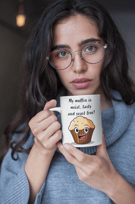 My muffin is moist tasty and yeast free- White glossy mug - Funny, office decor, handmade gift, gift idea, mothers day, muffin, good eats All Caffeine Coffee Addiction Coffee Beans Coffee Break Coffee Humor Coffee is Life Coffee Lover Coffee Shop Coffee Snob Coffee Time Eat Pussy Emoji Espresso FB Funny Quotes Humor Java Latte Mocha Morning Morning Coffee Morning Joe muffin oral sex Procaffeinating pussy Sarcasm vagina Wordplay