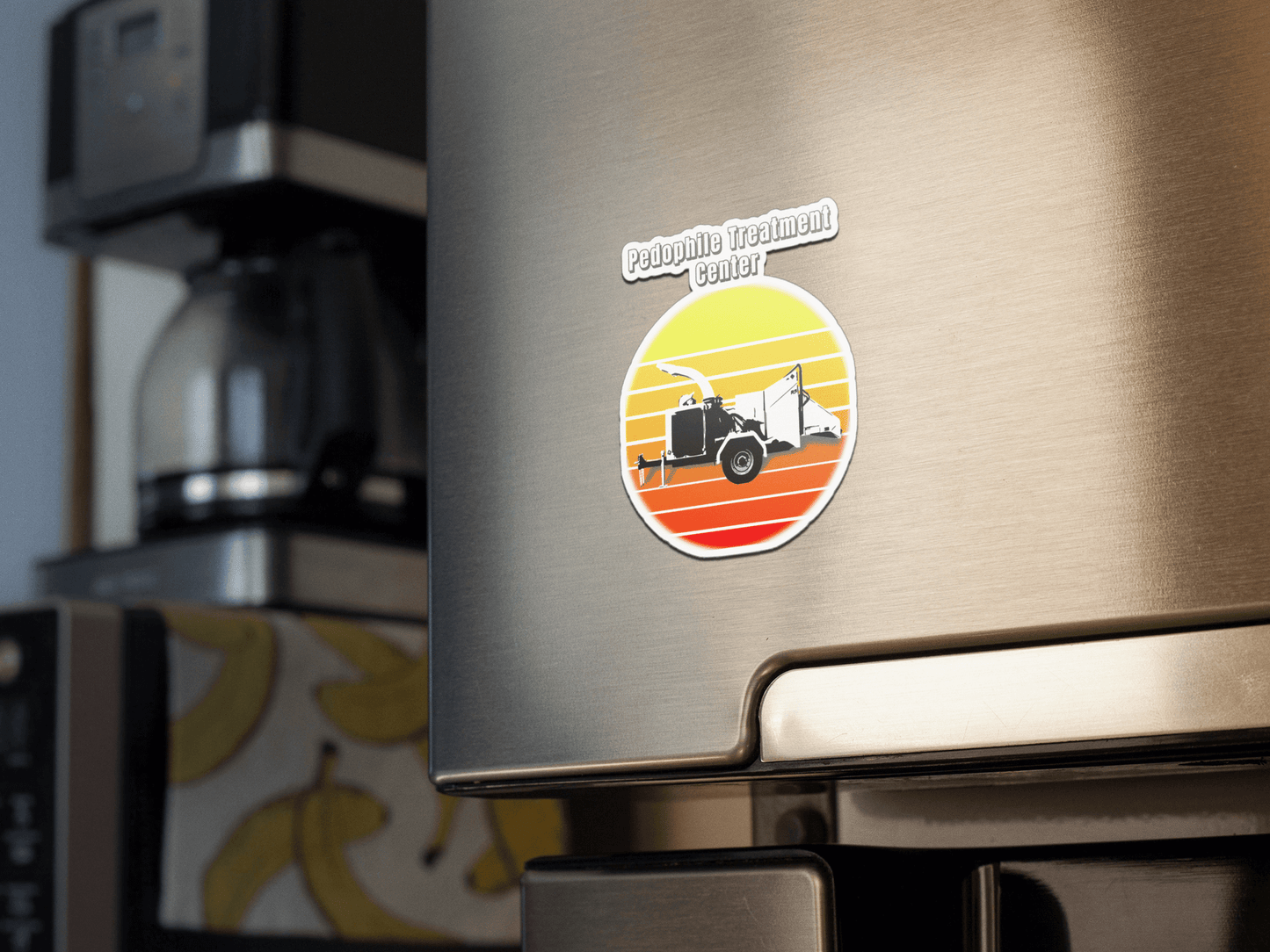 Pedophile treatment center - Fridge magnet