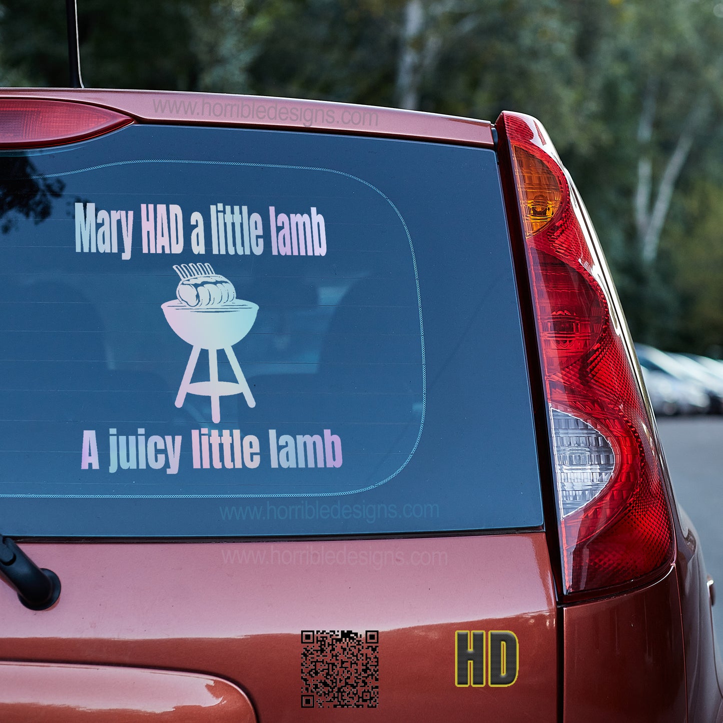 Mary HAD a little lamb, a juicy little lamb Vinyl decal carnivore decal stickers Decals for cars Decals for Trucks decals for tumblers keto meat meat diet minivan sticker SUV decals truck decals window decal car Window decals window decor