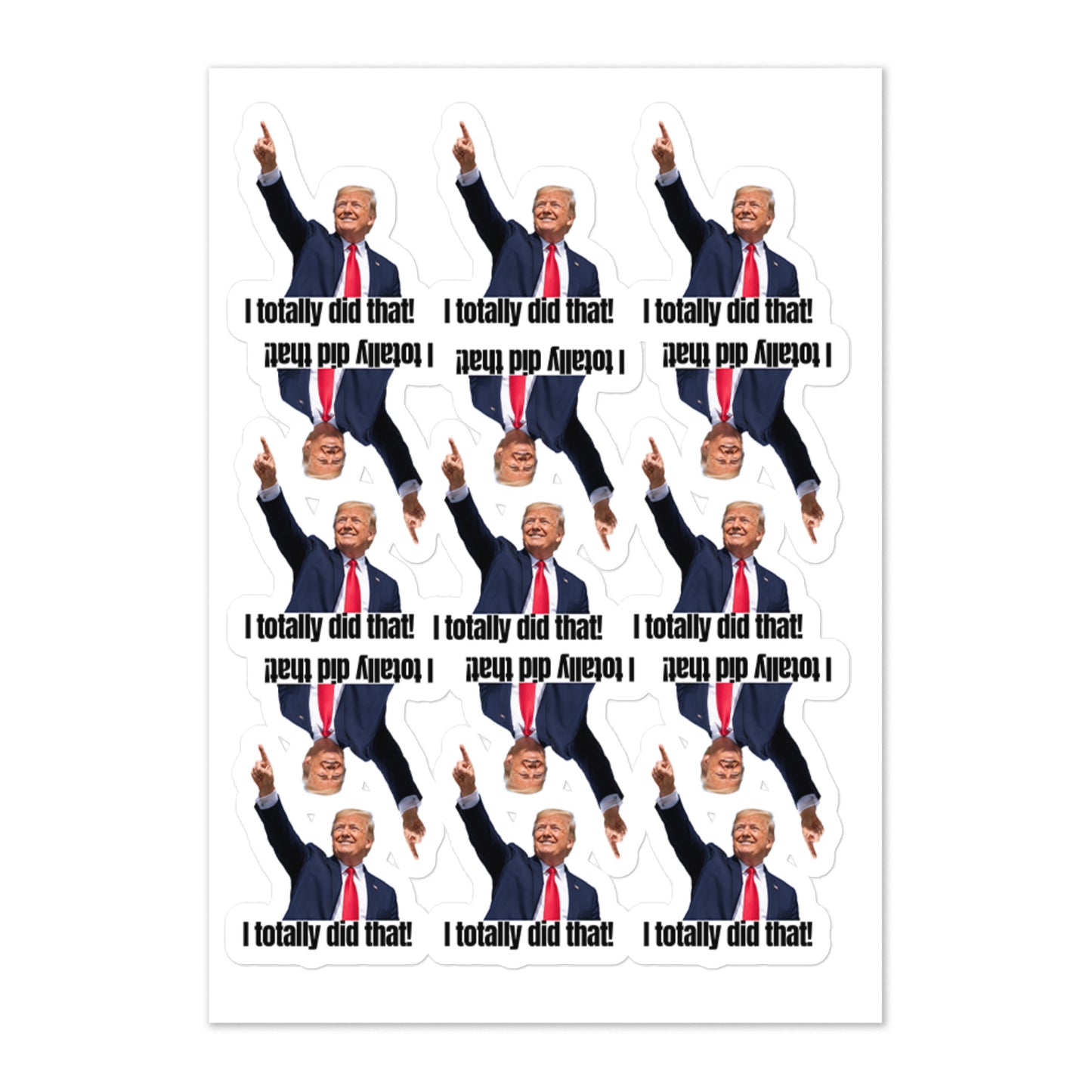 I TOTALLY DID THAT - 15 stickers per sheet BlueSky climate change funny sticker gas sticker gas tank sticker global warming greta Greta Turnburg gretta Gretta Turnburg how dare you! liberal tears meme sticker petro sticker vinyl sticker water proof sticker