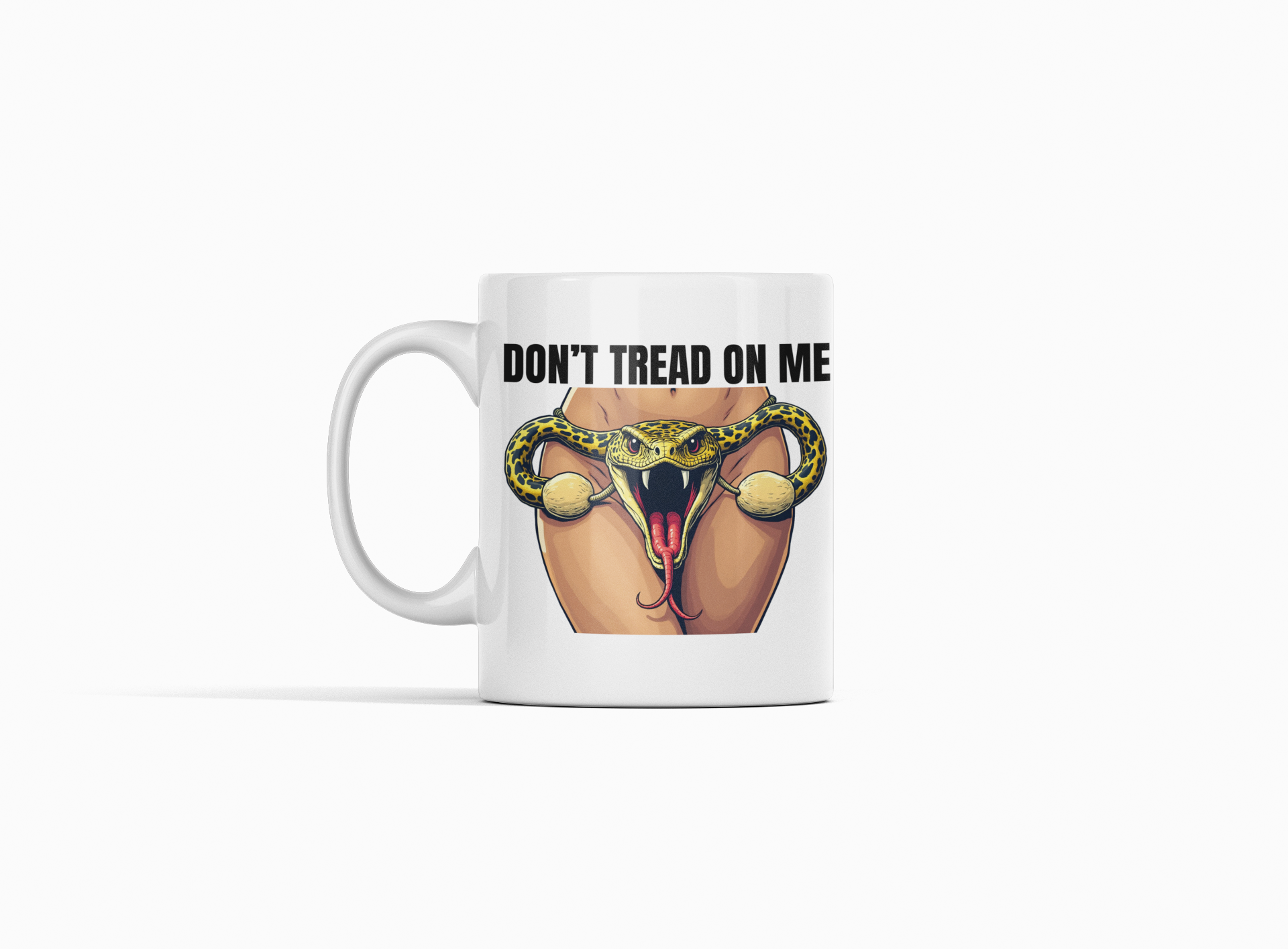 Don't tread on me (female) mug Coffee Time gift for dad Mocha My body my choice Roe v wade stocking stuffer Uterus