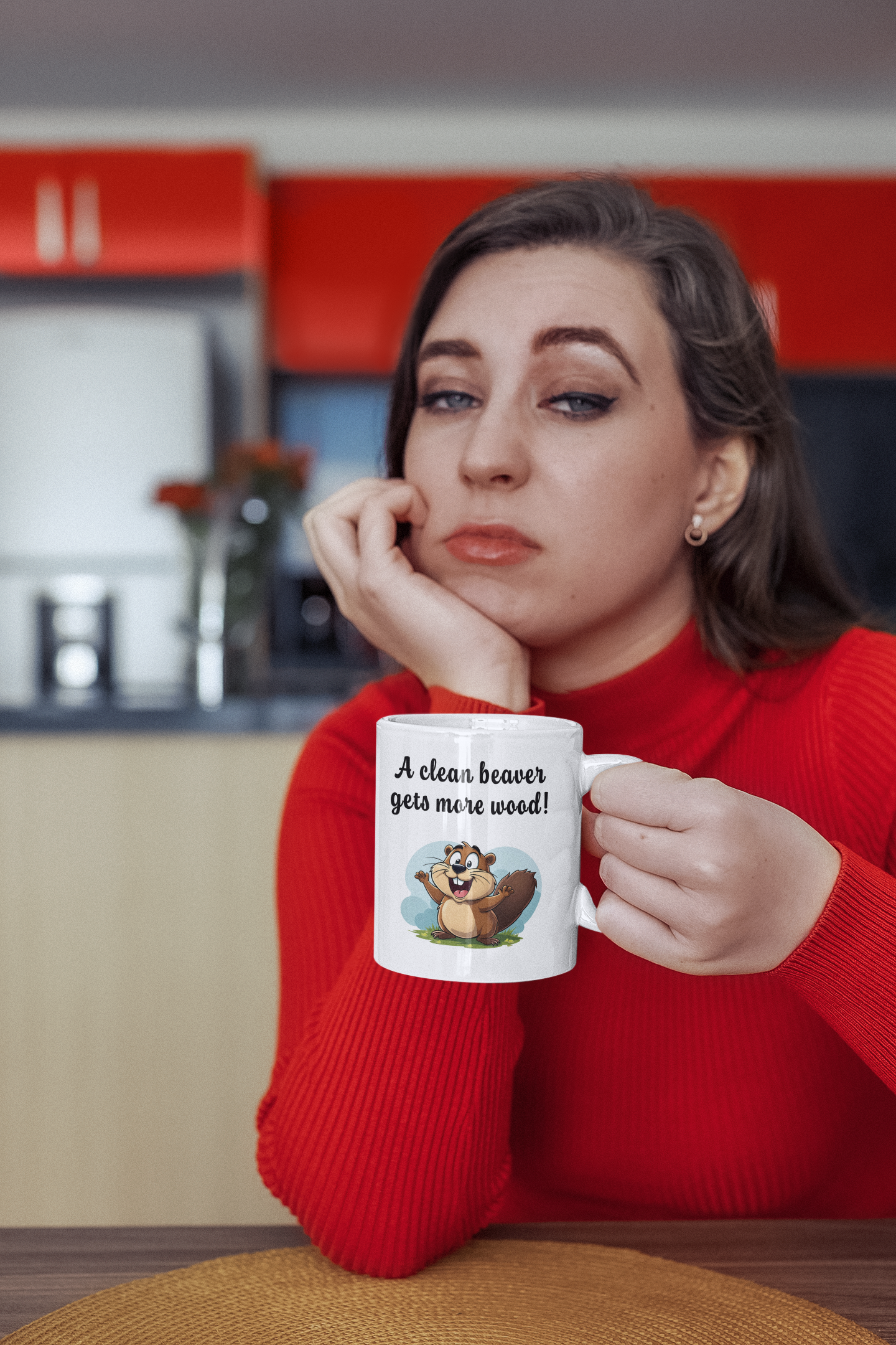 A clean beaver gets more wood mug All boss gift Caffeine Christmas gift co-worker gift coworker gift FB funny mug gift for dad gift for her Gift For Her Him gift for him gift for mom gift for sister gift for wife gift idea Java Mocha moms gift stocking stuffer vagina wife gift