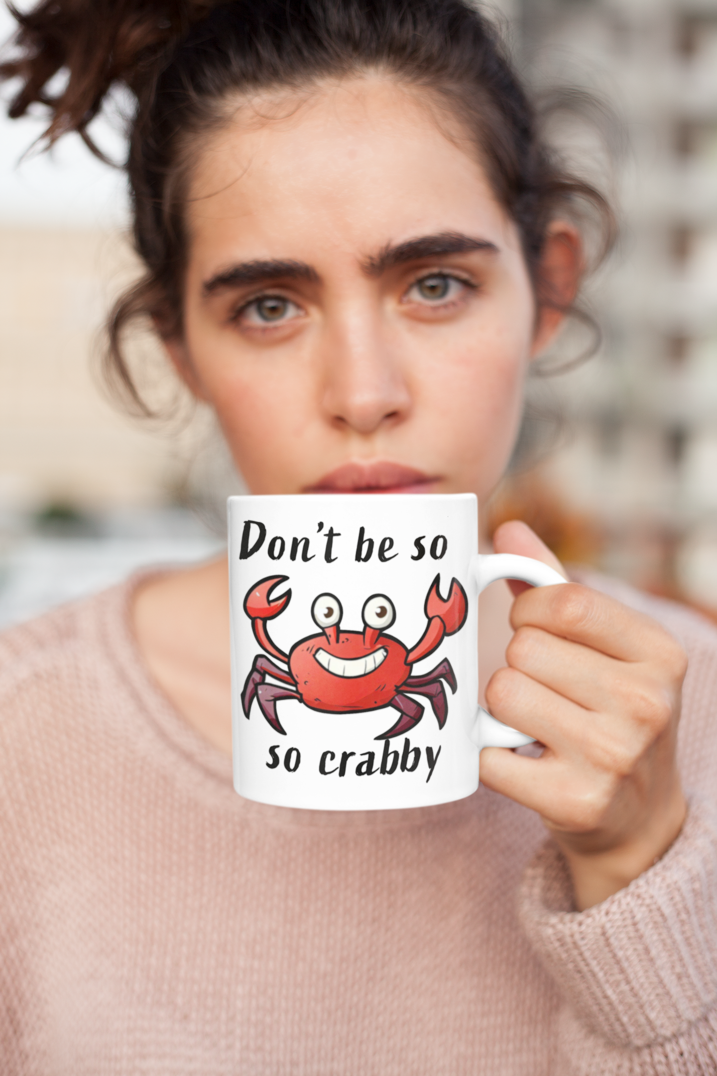 Don't be so crabby - White glossy mug adult adult mug birthday gift boyfriend gift Christmas gift co-worker gift coffee mug coworker gift crab crabby dads day gift fiance gift funny mug gift for boyfriend gift for dad gift for grandpa gift for her gift for him gift for husband gift for mom gift for sister gift for wife gift idea girlfriend gift Husband Gift moms gift mothers day gift school gift teacher gift Unique gift wife gift