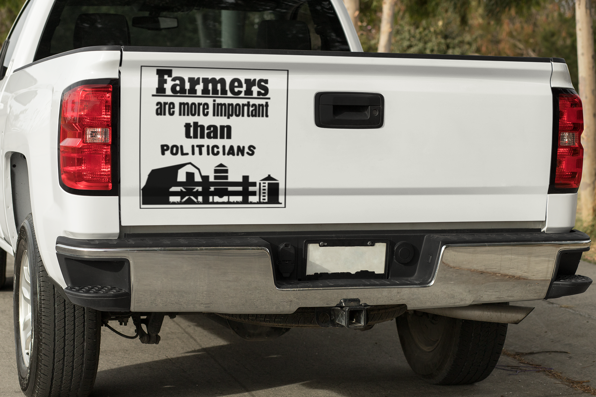 Farmers are more important than Politicians vinyl decal sticker boss gift car decor dads day gift gift for dad gift for grandpa gift for her gift for him gift for husband gift for mom gift for sister gift for wife moms gift Unique gift Vinyl Vinyl decals vinyl sticker Vinyl stickers window decal window sticker