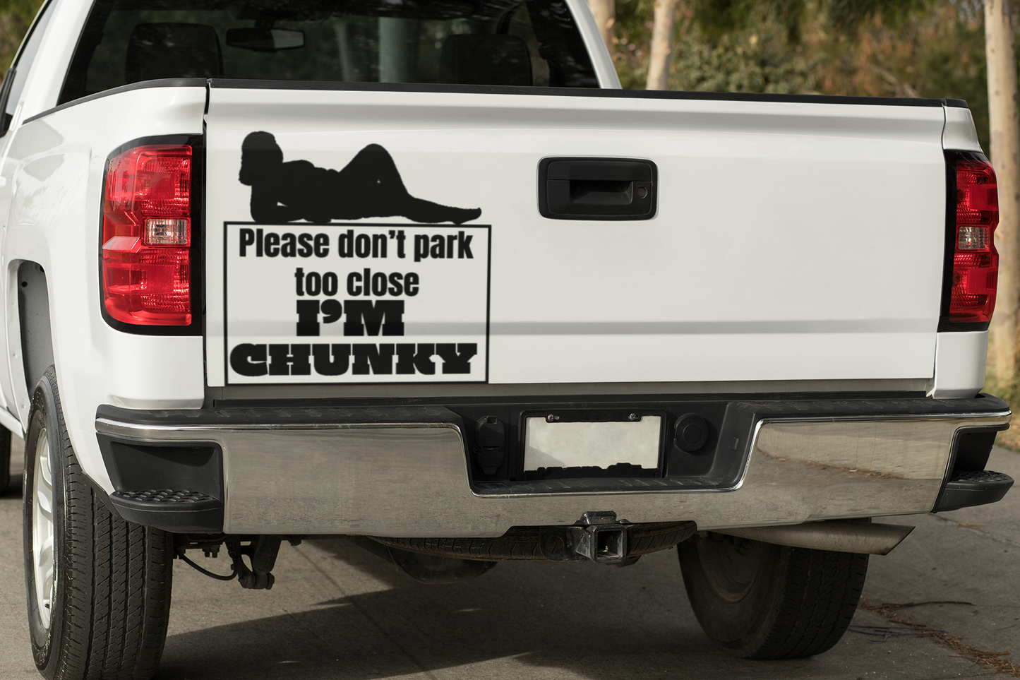 Don't park too close, I'm chunky Vinyl decal boss gift car decor dads day gift gift for dad gift for grandpa gift for her gift for him gift for husband gift for mom gift for sister gift for wife moms gift Unique gift Vinyl Vinyl decals vinyl sticker Vinyl stickers window decal window sticker