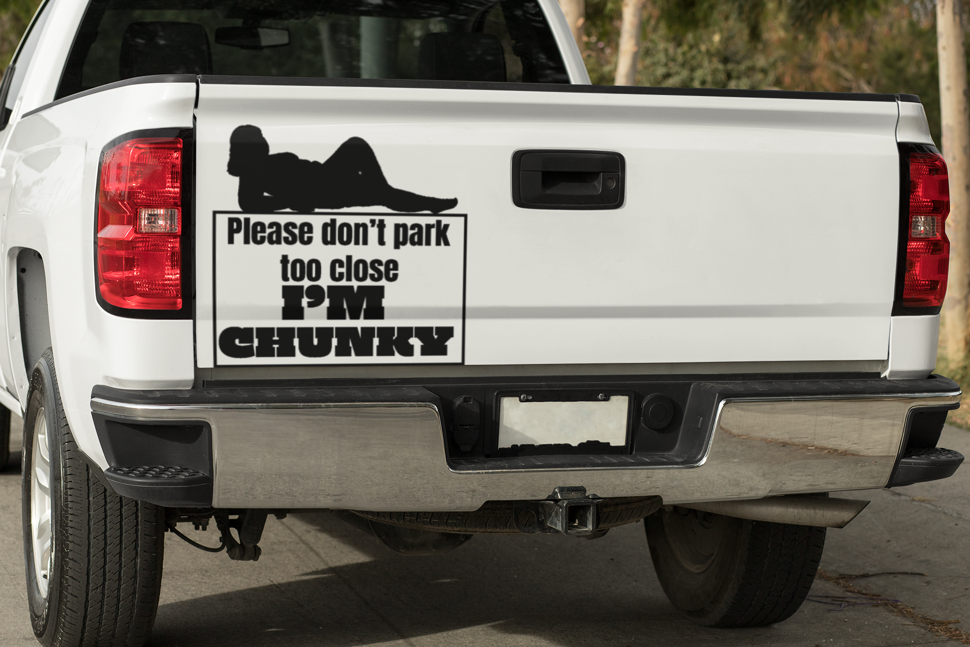 Don't park too close, I'm chunky Vinyl decal boss gift car decor dads day gift gift for dad gift for grandpa gift for her gift for him gift for husband gift for mom gift for sister gift for wife moms gift Unique gift Vinyl Vinyl decals vinyl sticker Vinyl stickers window decal window sticker