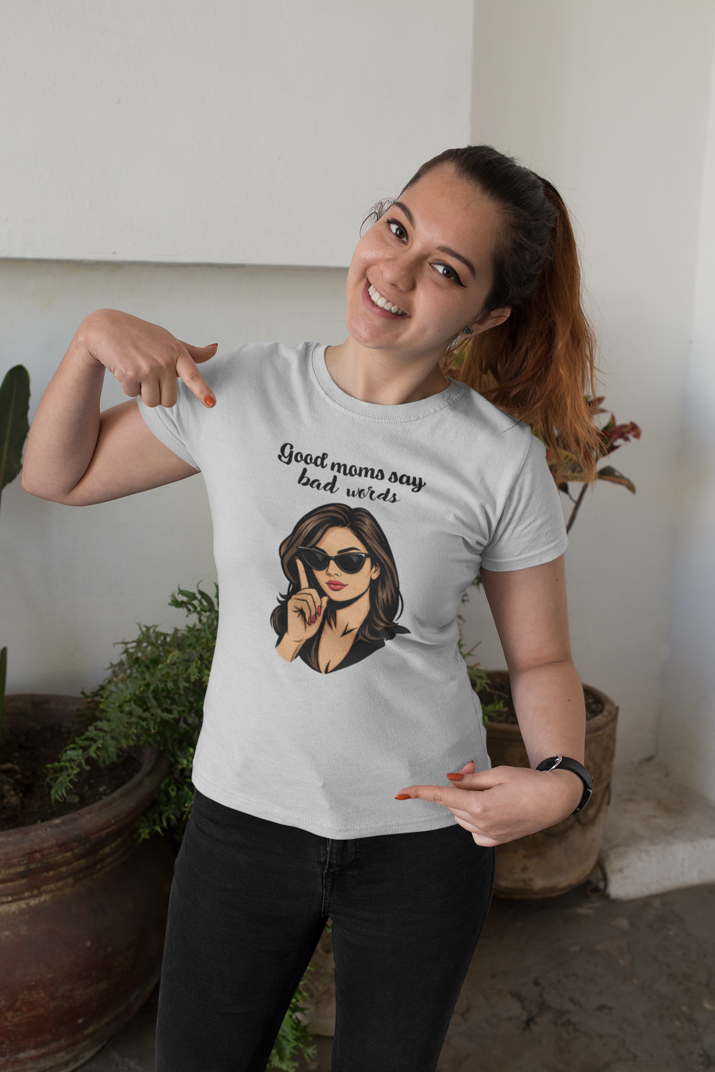 Good moms say bad words unisex T-Shirt All Christmas gift funny shirt gift for grandpa gift for mom gift for wife raunchy T-Shirt Unique gift