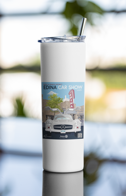 Edina Car Show 20 ounce tumbler All Car Show Edina FB