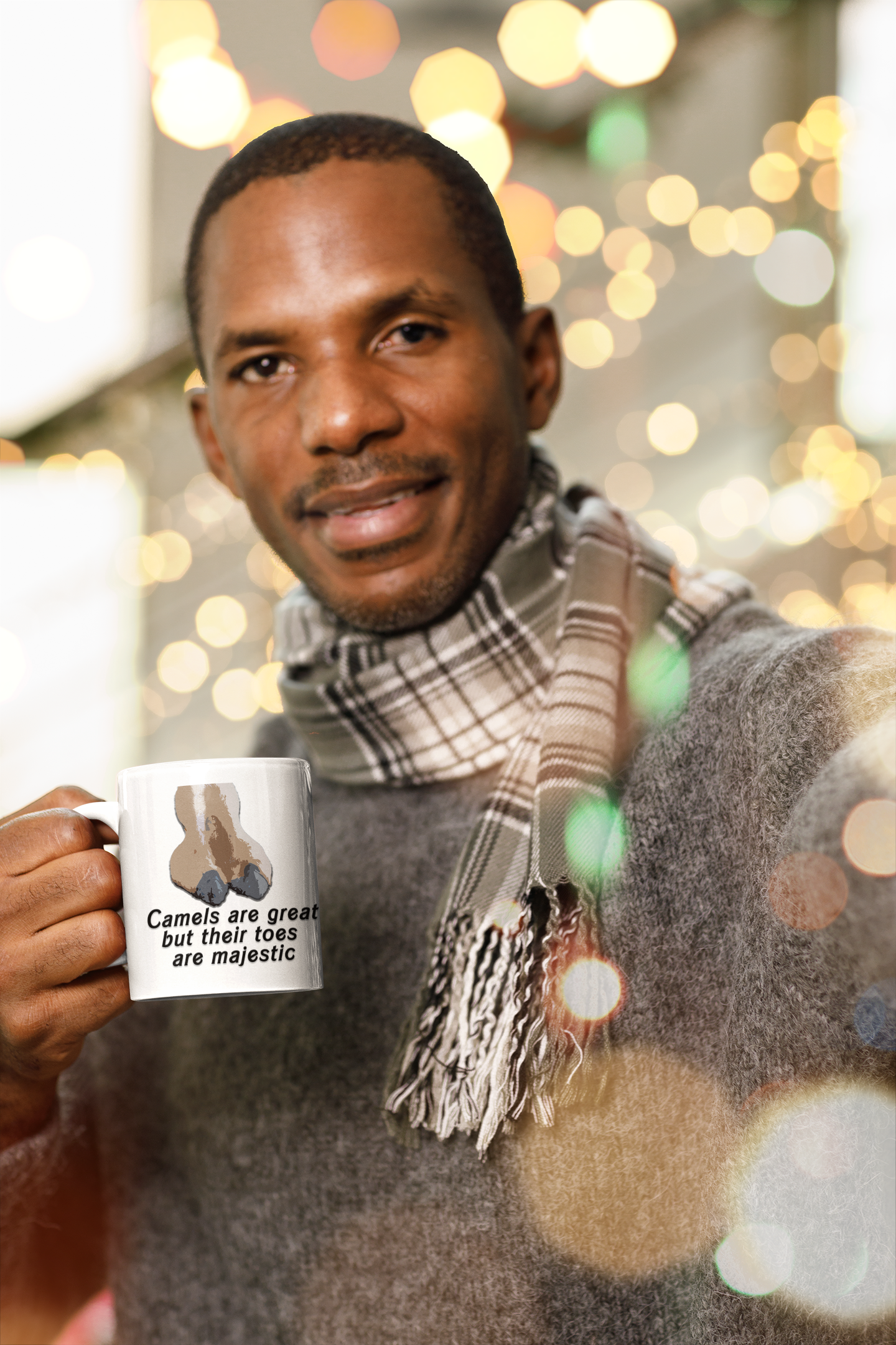 Camels are great but their toes are majestic - White glossy mug All FB