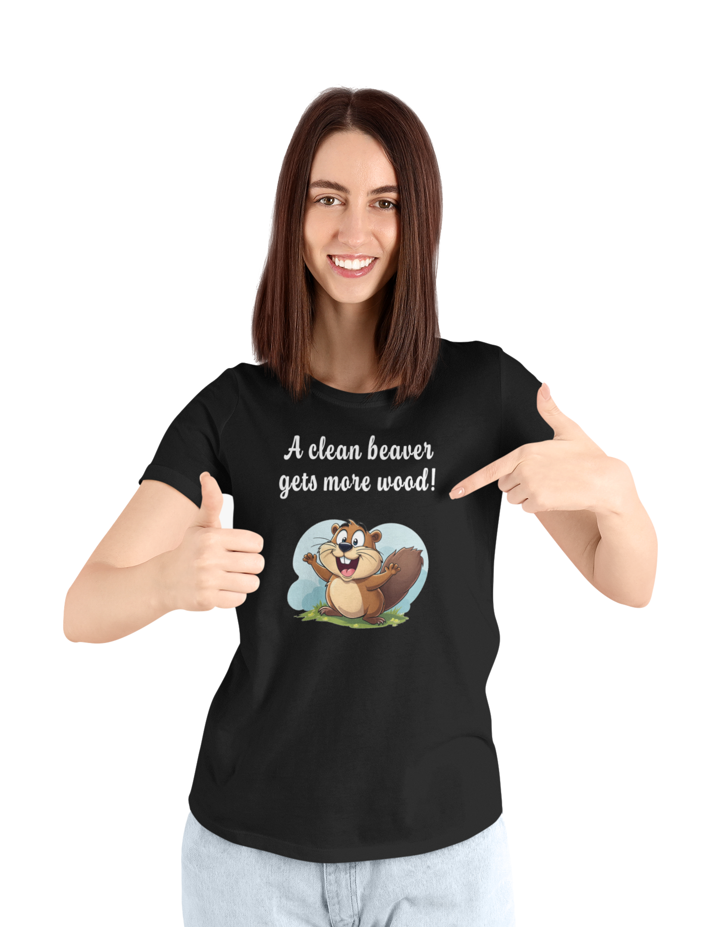 A clean beaver gets more wood unisex T-Shirt