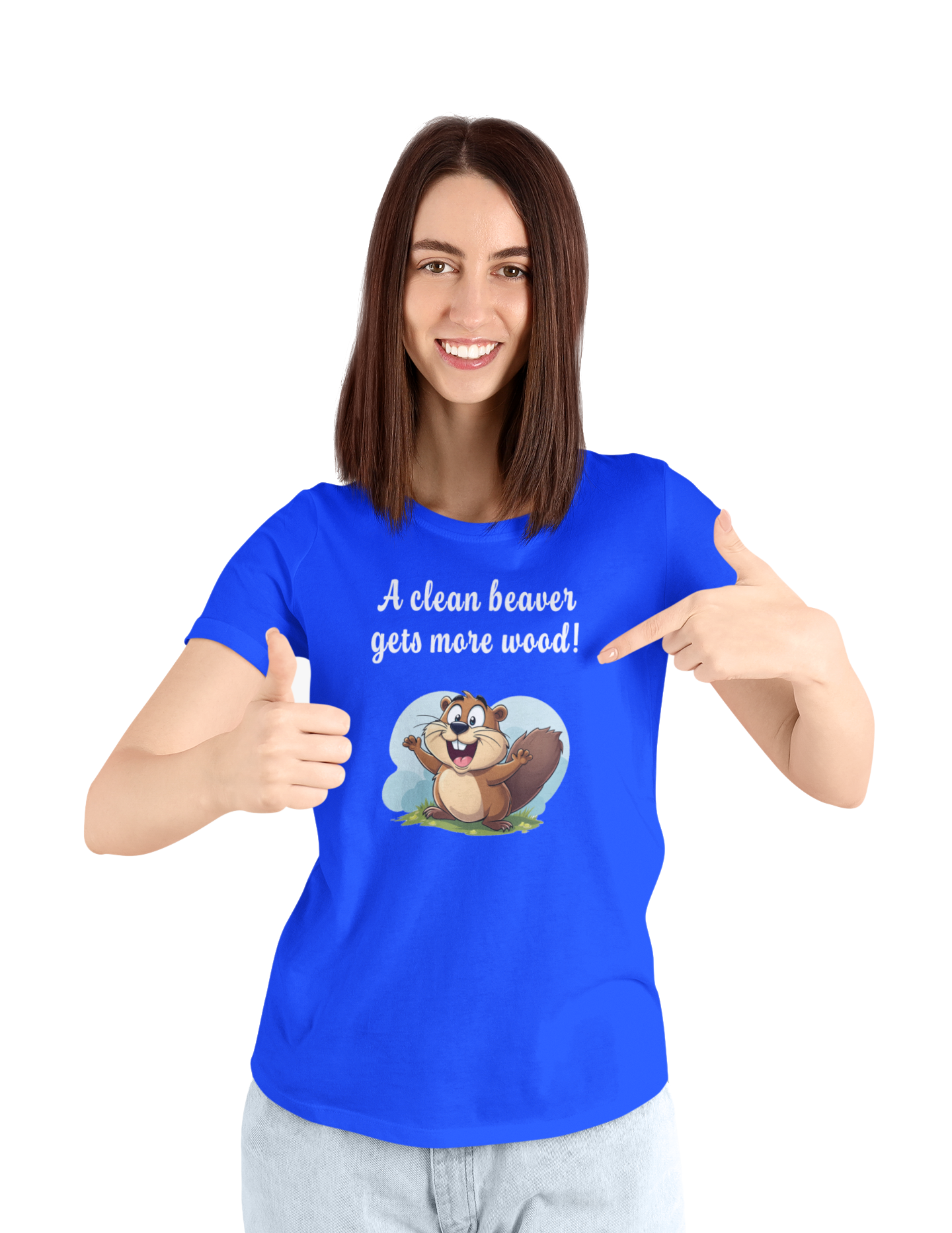 A clean beaver gets more wood unisex T-Shirt