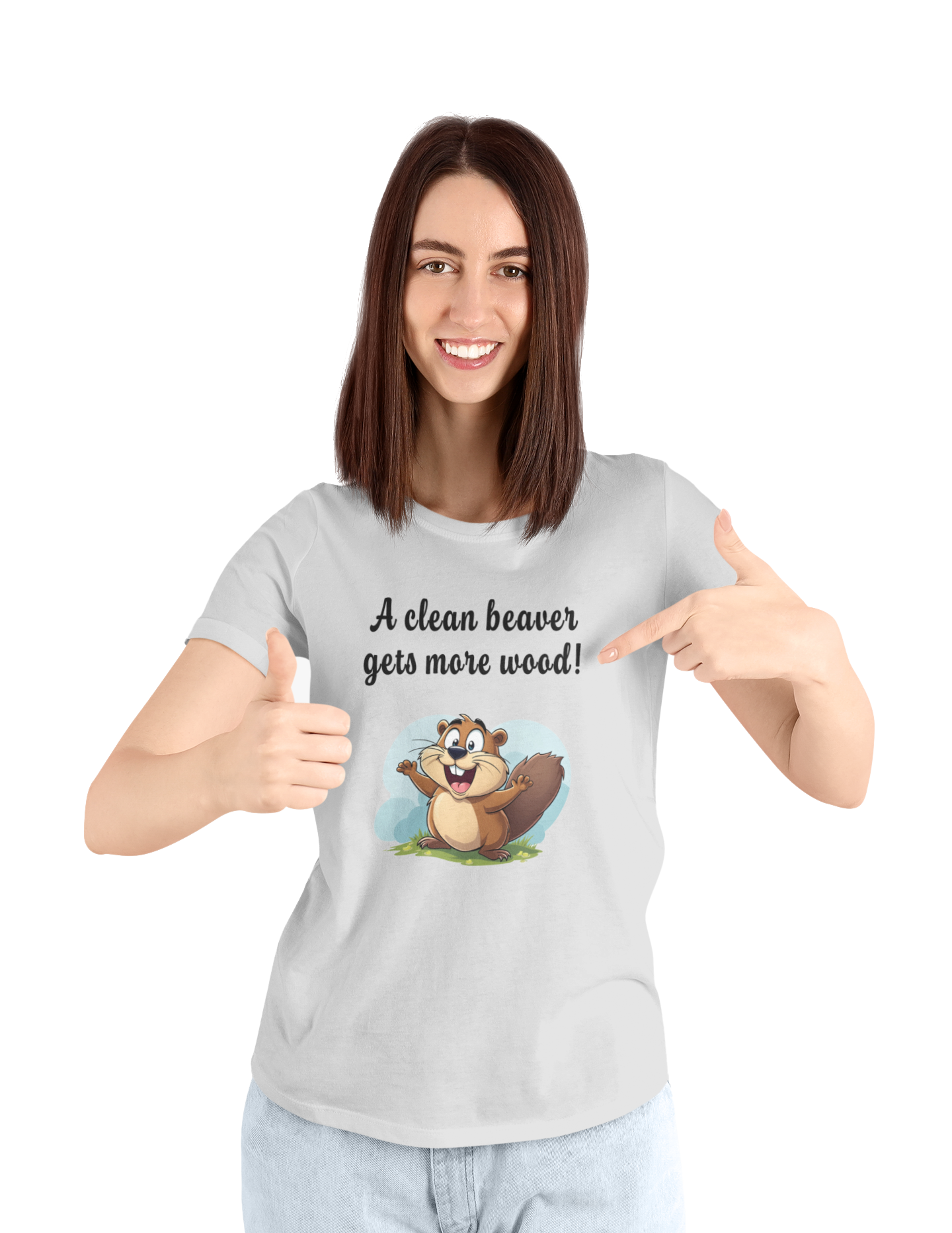 A clean beaver gets more wood unisex T-Shirt