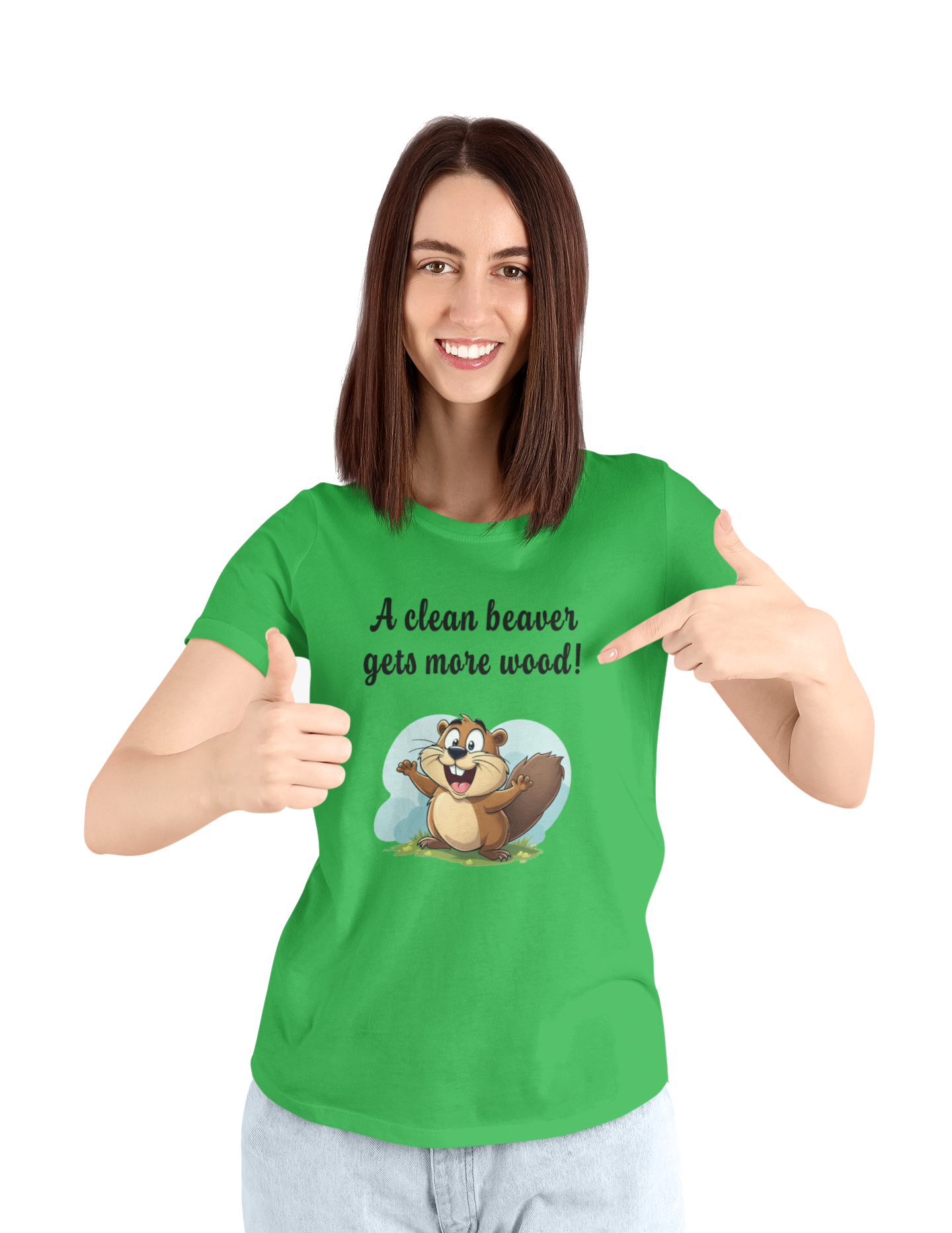A clean beaver gets more wood unisex T-Shirt