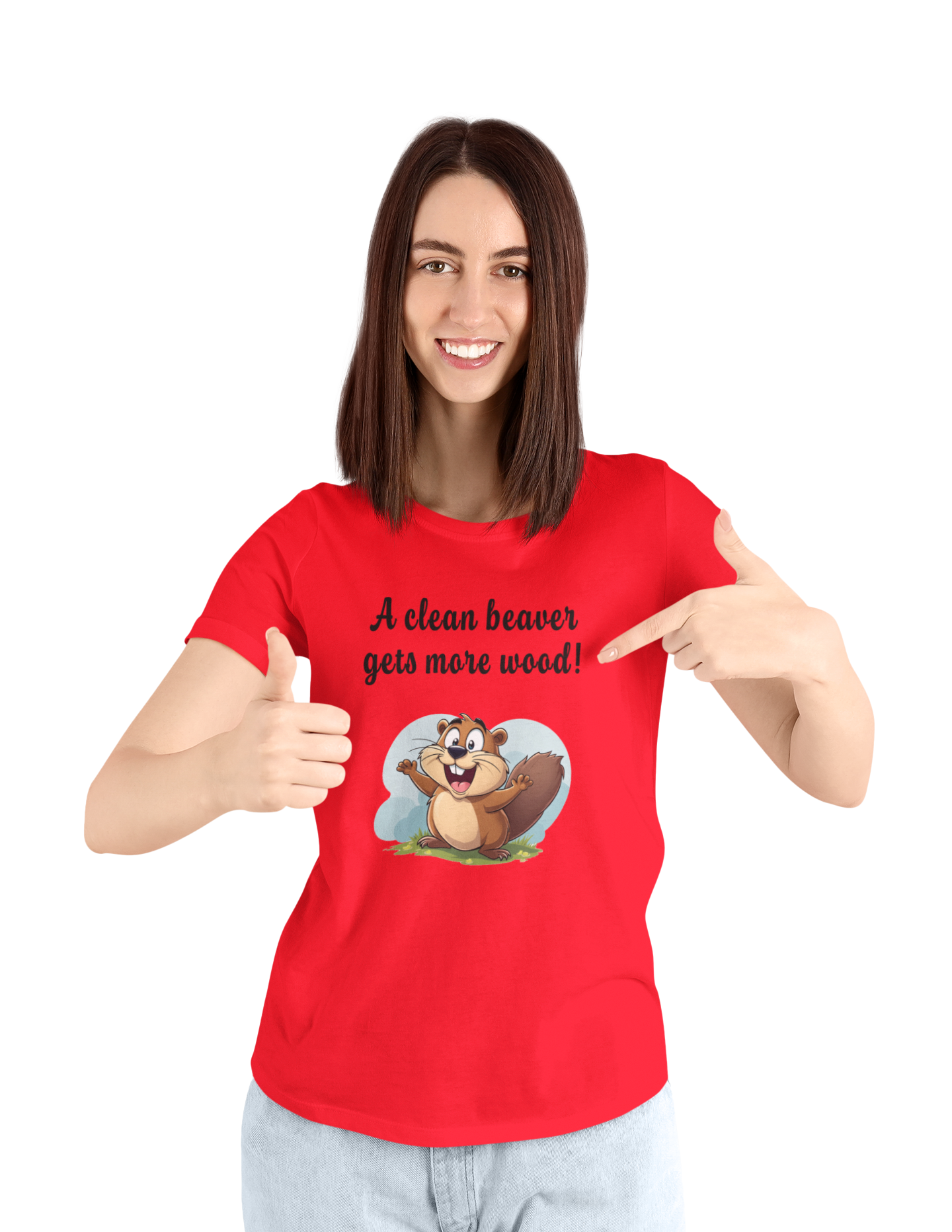 A clean beaver gets more wood unisex T-Shirt