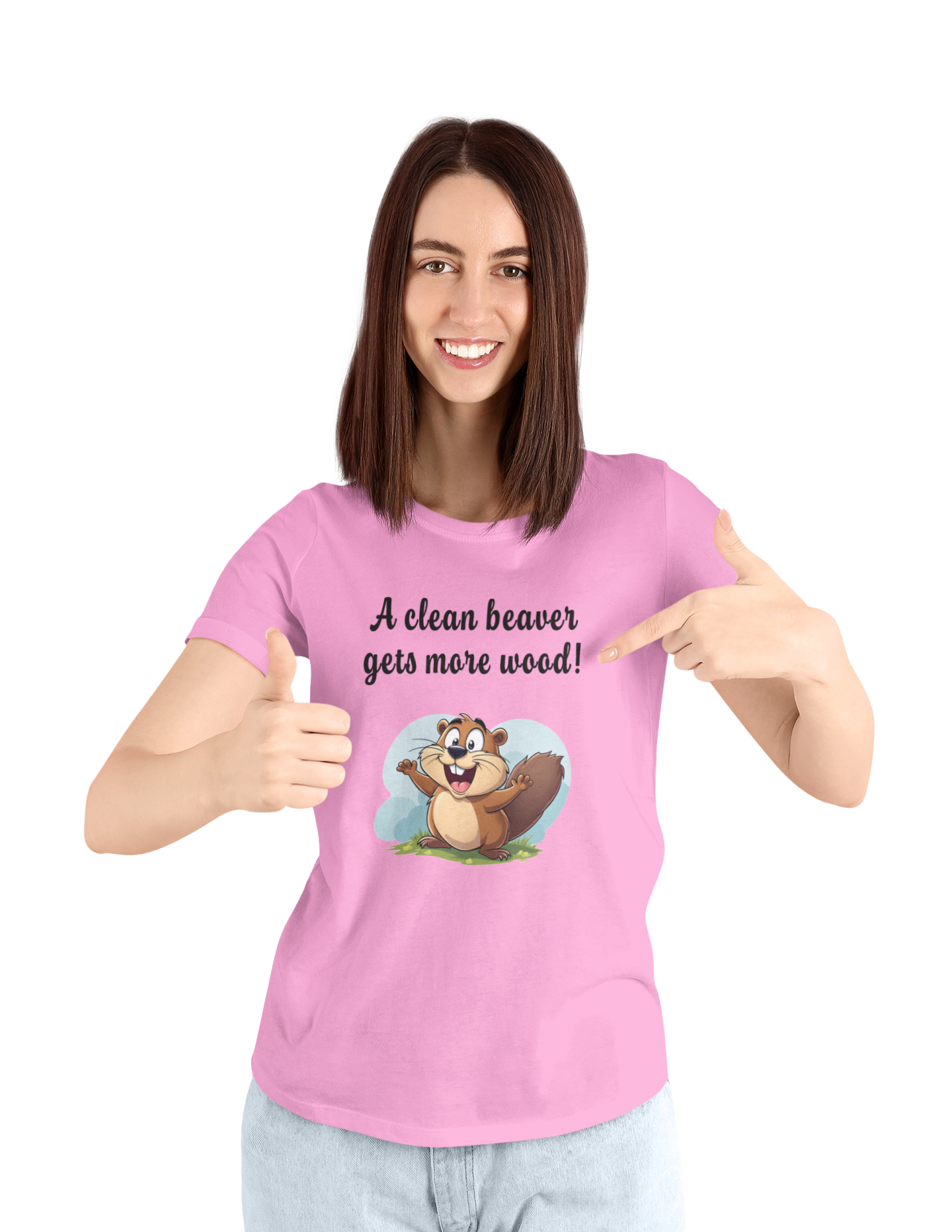 A clean beaver gets more wood unisex T-Shirt