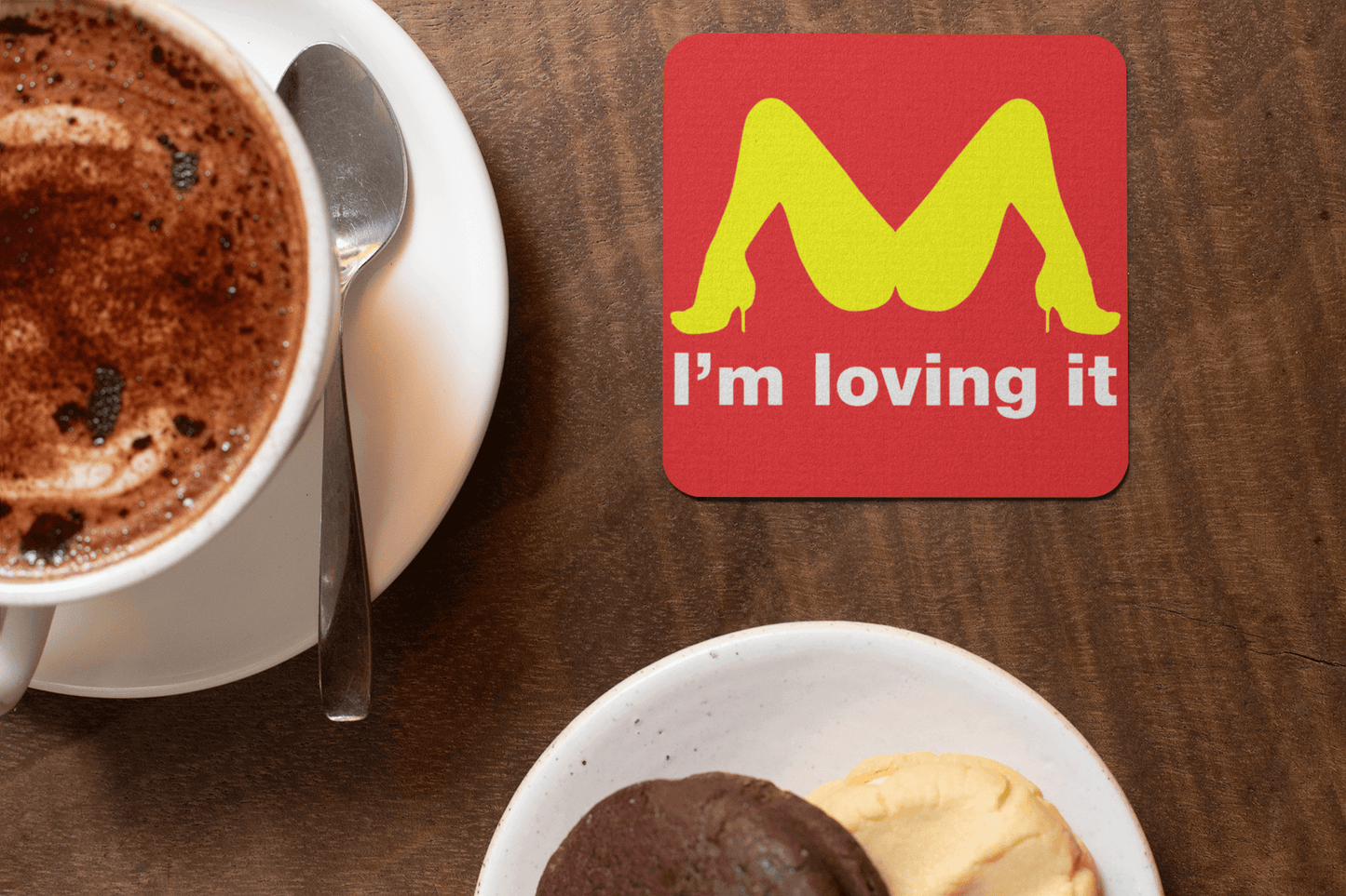 I'm Loving It -  Drink coaster