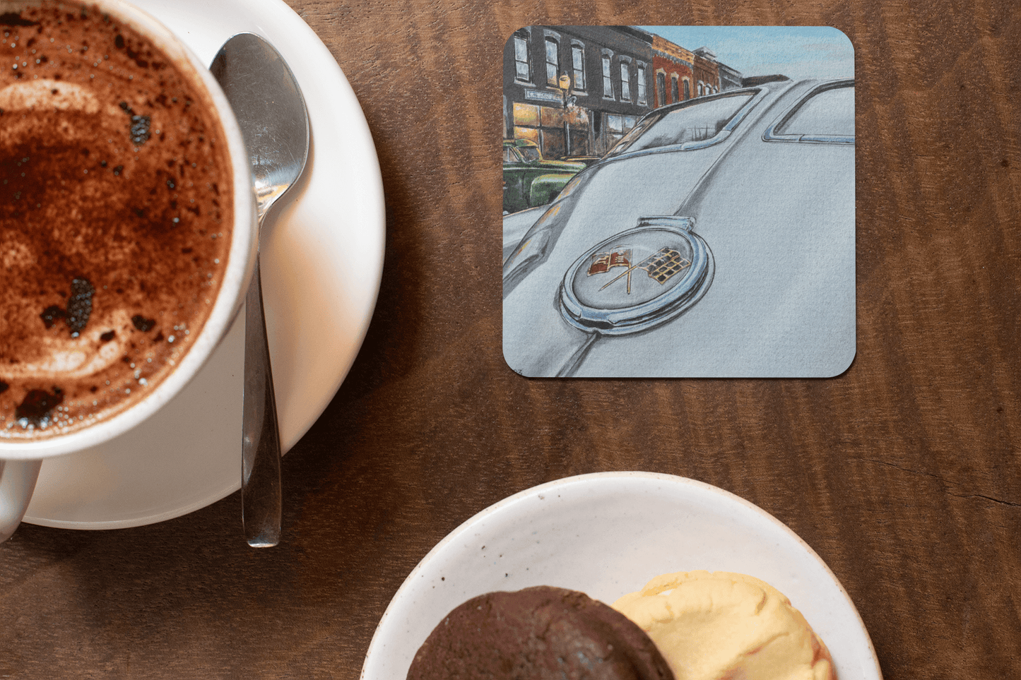 Split Window - MaddK Studio - Drink coaster