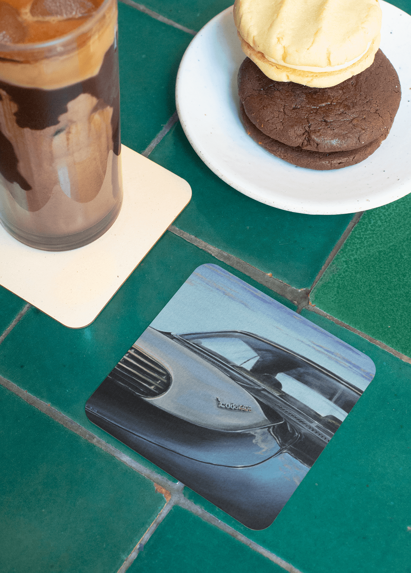 Cuda 440 - MaddK Studio - Drink coaster