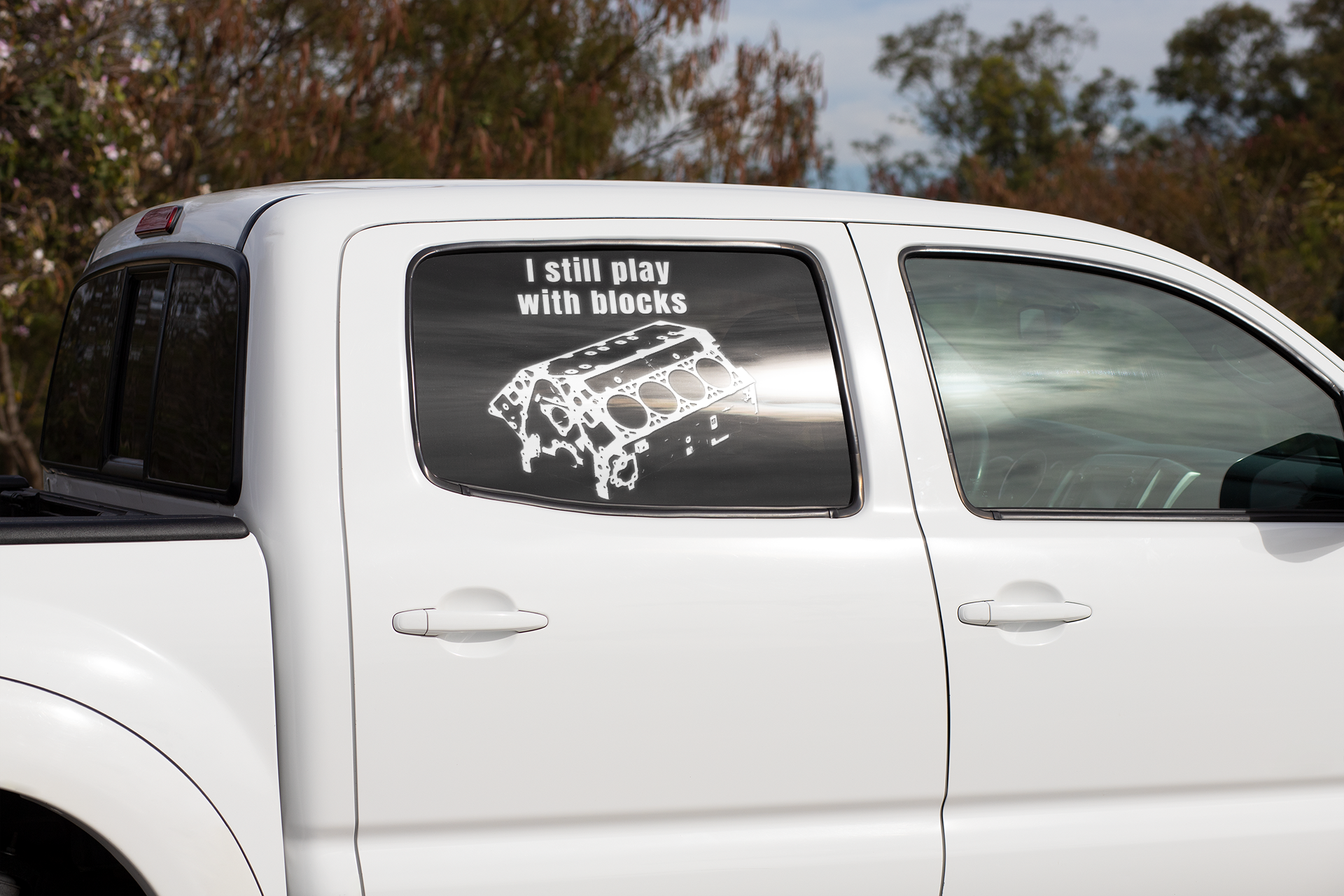 I still play with blocks Vinyl decal All car decal car guy gift car lovers engine block FB mechanic gift Muscle Car Truck decal van decal Vinyl decals vinyl sticker Vinyl stickers window decal window sticker