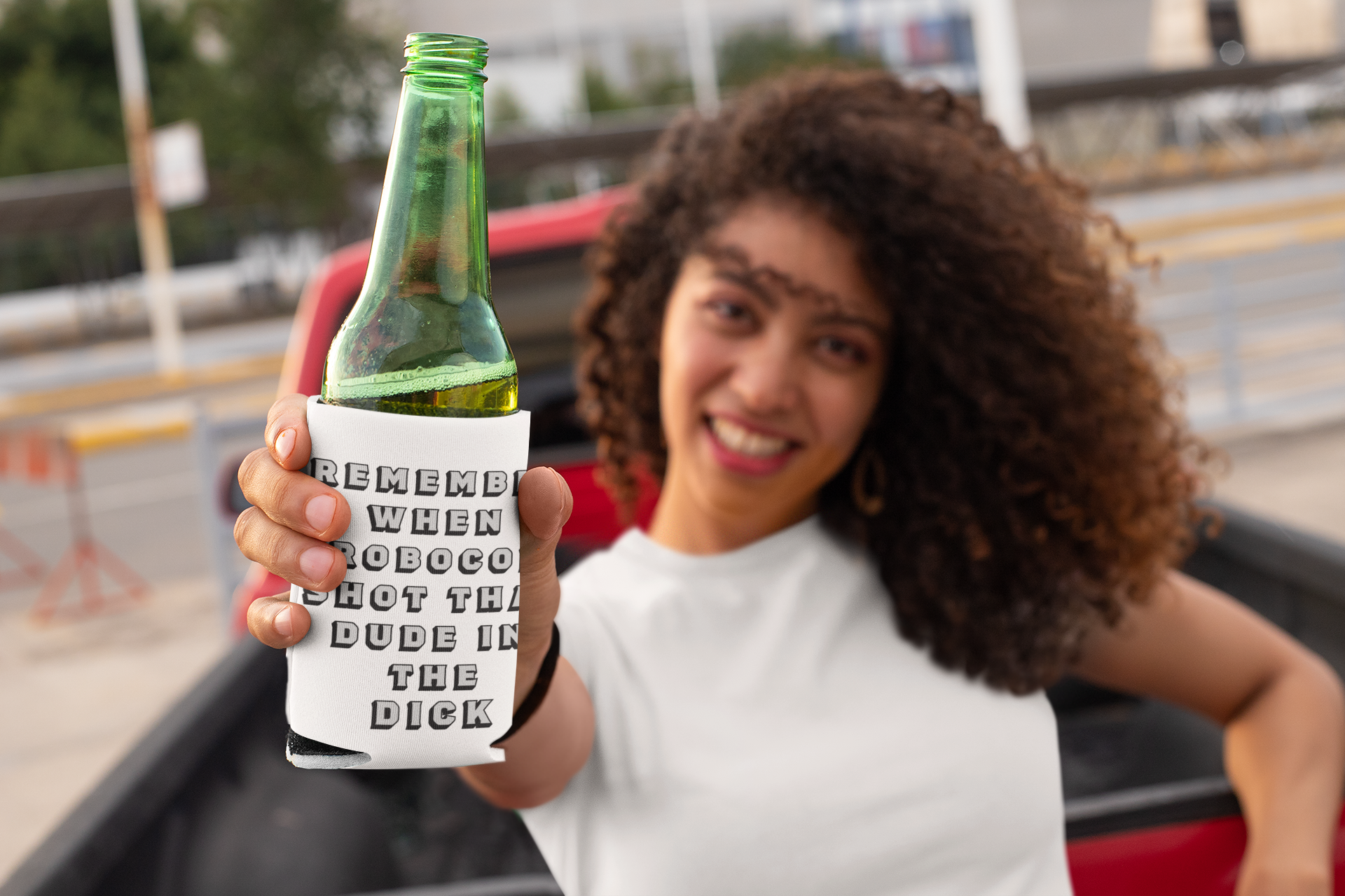 Remember when robocop shot that dude in the dick Can / bottle coozie All bottle cooler can cooler Christmas gift dads day gift FB gift for dad gift for grandpa gift for her gift for him gift for mom gift for sister gift for wife Koozie moms gift Unique gift