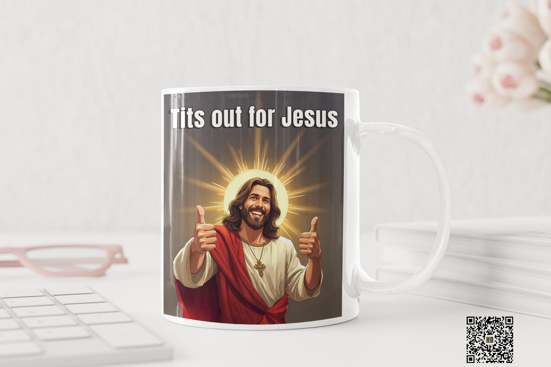 Tits out for Jesus mug 2 All Caffeine catholic Christian gift Christmas gift Coffee Time FB gift for mom gift for wife Java jesus jesus meme Mocha religion religious gift stocking stuffer