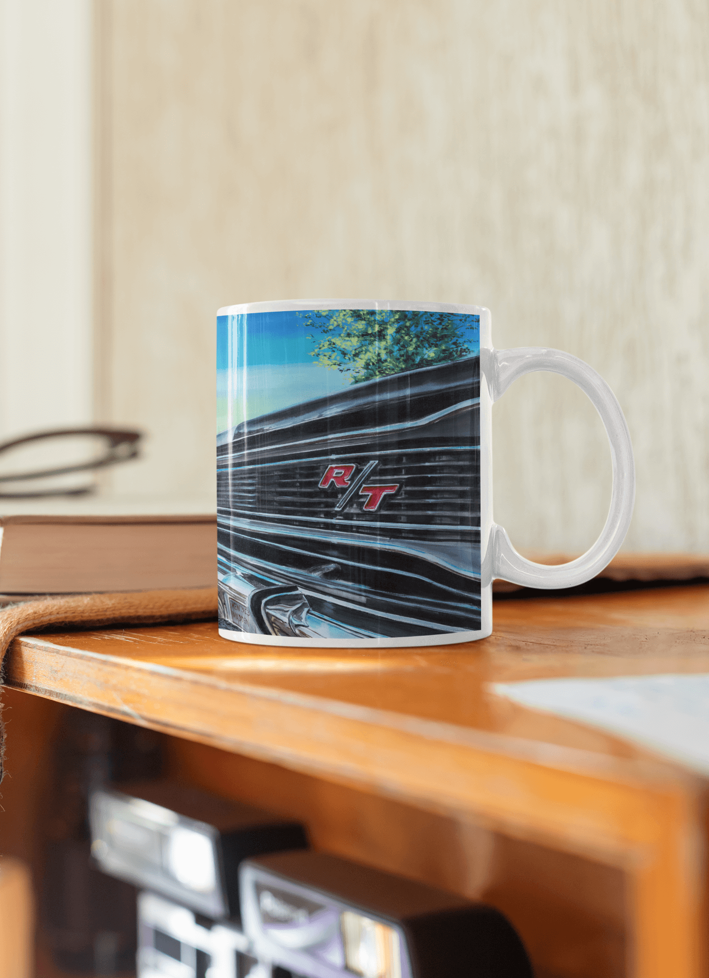 R/T - MaddK Studio- White glossy mug