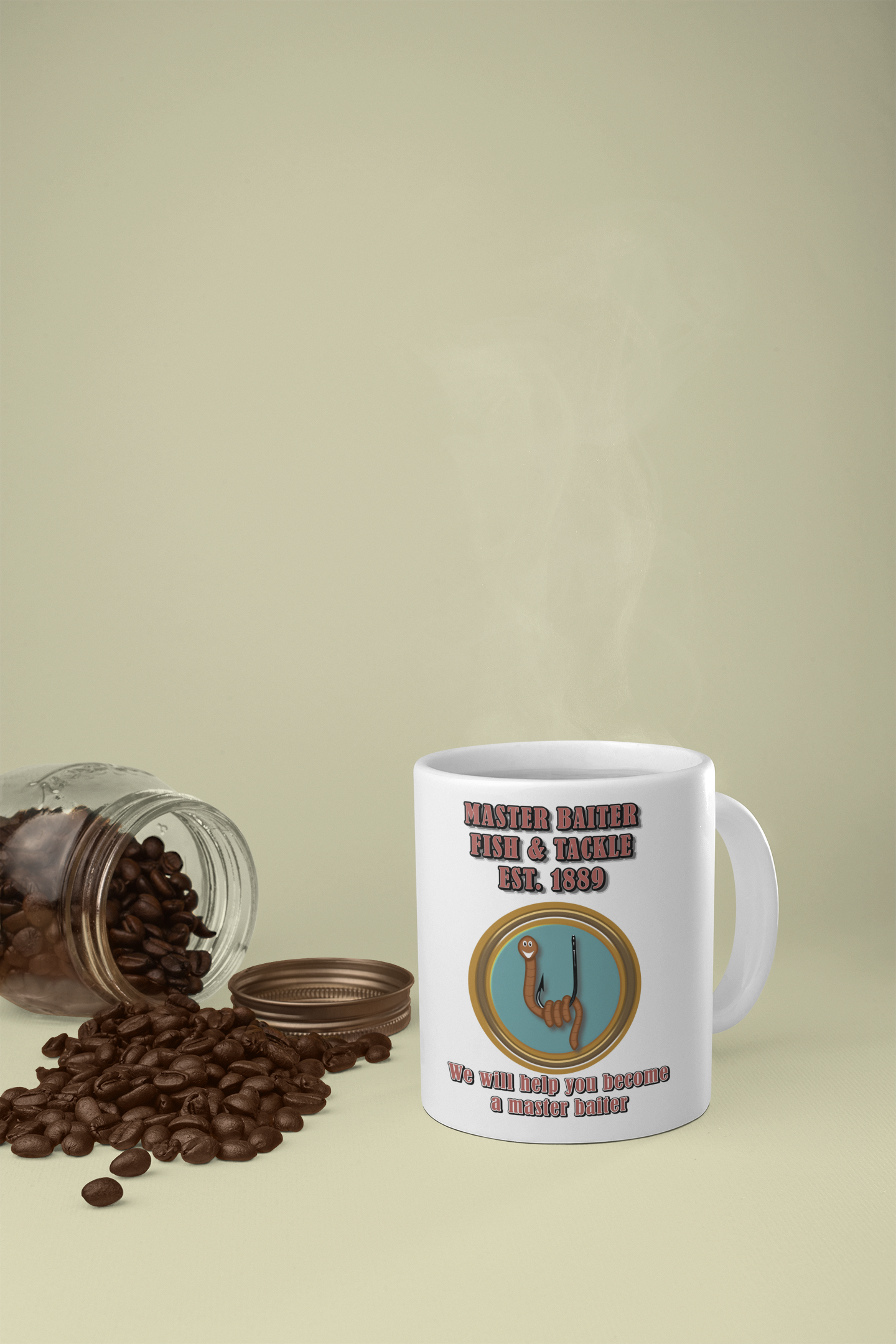 Master Baiter fishing and tackle - White glossy mug adult mug All birthday gift boyfriend gift Christmas gift co-worker gift coffee mug computer mug coworker gift dads day gift dishwasher safe mug FB fiance gift funny coffee mug funny mug gift for boyfriend gift for dad gift for grandpa gift for her gift for him gift for husband gift for mom gift for sister gift for wife gift idea girlfriend gift Husband Gift meme mug moms gift mothers day gift mug Unique gift wife gift