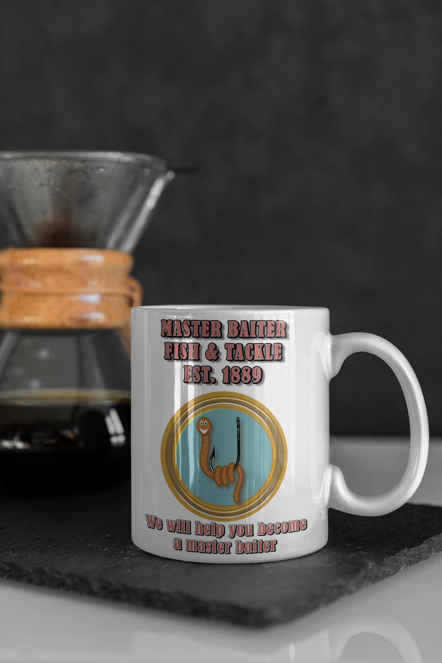 Master Baiter fishing and tackle - White glossy mug adult mug birthday gift boyfriend gift Christmas gift co-worker gift coffee mug computer mug coworker gift dads day gift dishwasher safe mug fiance gift funny coffee mug funny mug gift for boyfriend gift for dad gift for grandpa gift for her gift for him gift for husband gift for mom gift for sister gift for wife gift idea girlfriend gift Husband Gift meme mug moms gift mothers day gift mug Unique gift wife gift